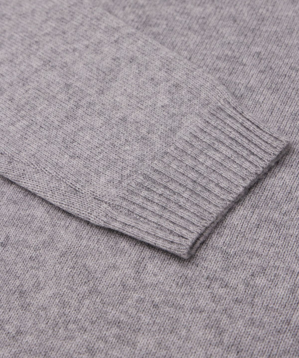 필더스(FIELDERS) CASHMERE BLEND WOOL CREW NECK KNIT GRAY