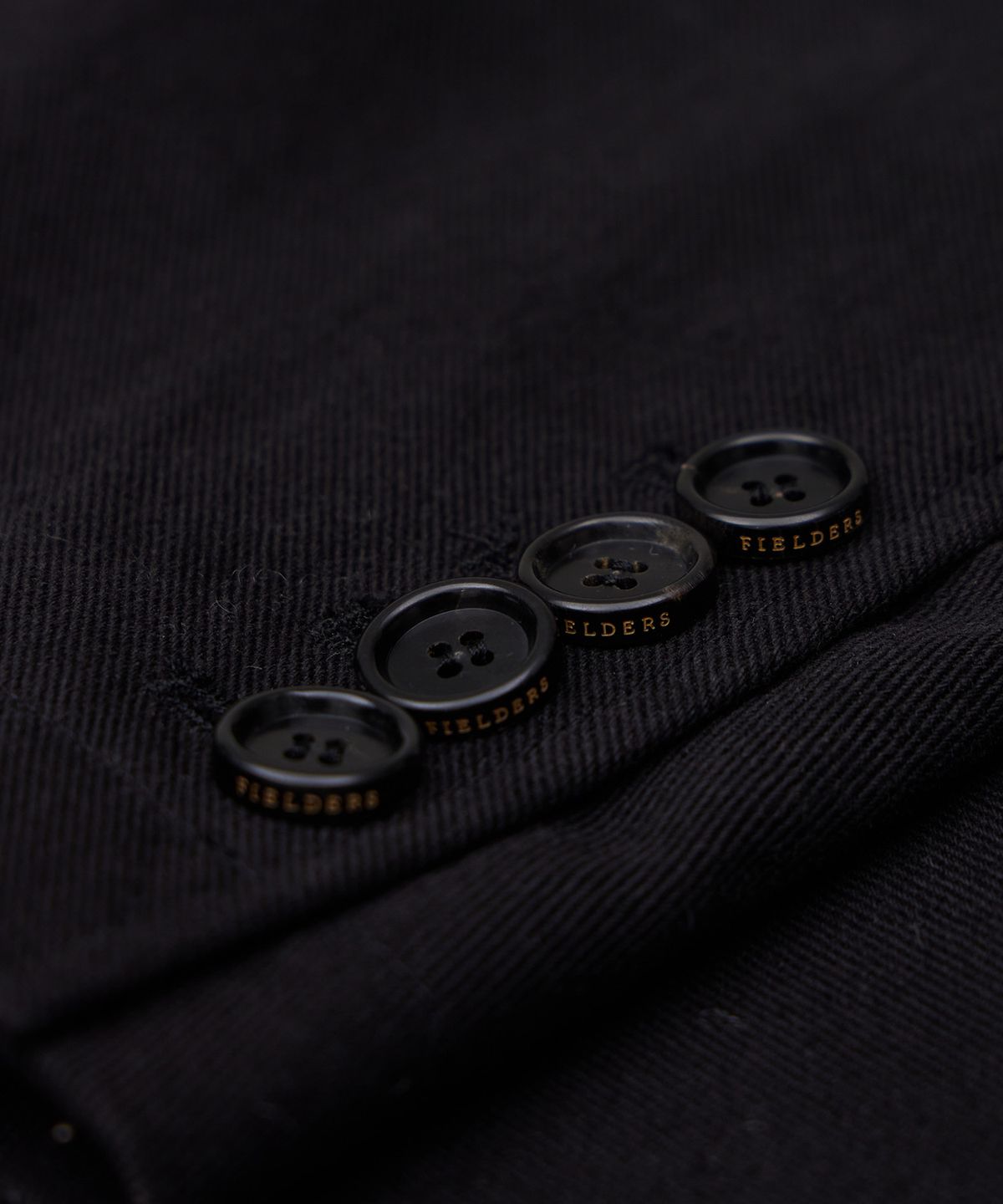 필더스(FIELDERS) MAN CASUAL COTTON JACKET BLACK