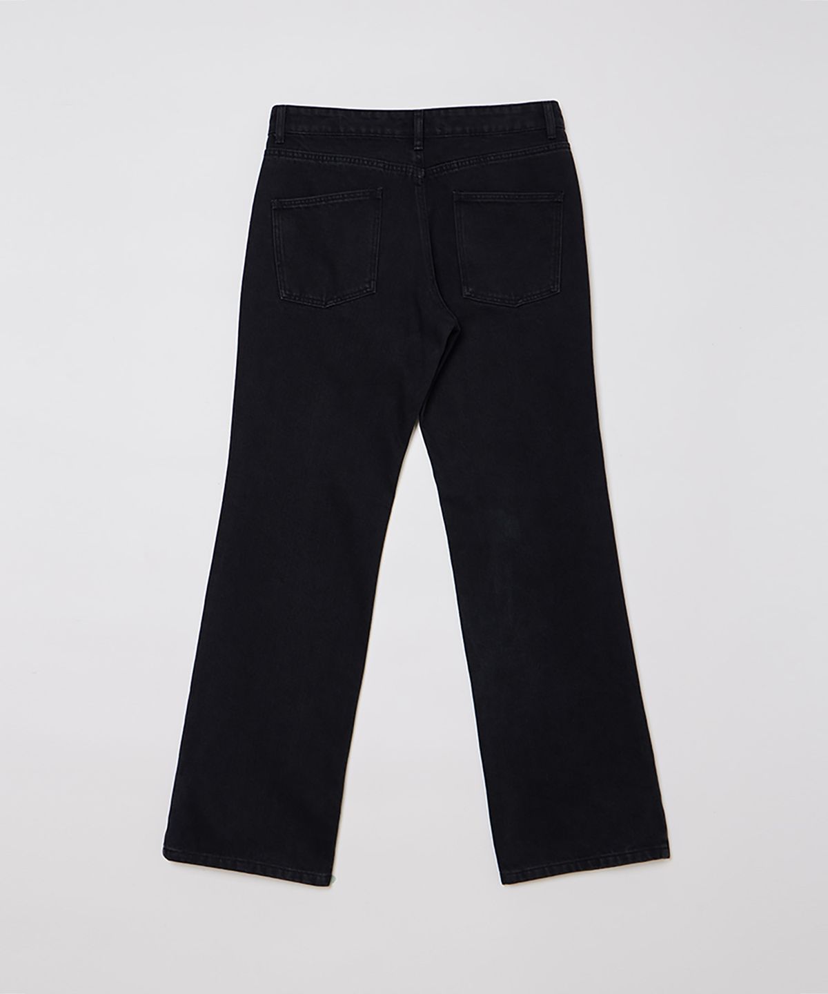필더스(FIELDERS) FLARED DENIM PANTS BLACK