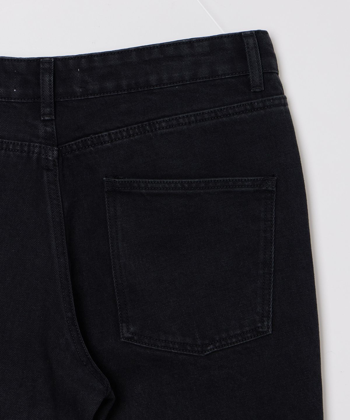 필더스(FIELDERS) FLARED DENIM PANTS BLACK