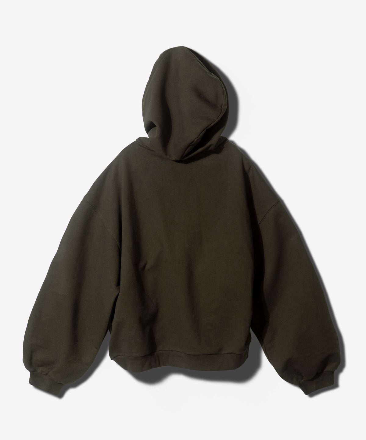 팬쇼(FANSHOW) POCKET HOODED ZIPUP - KHAKI