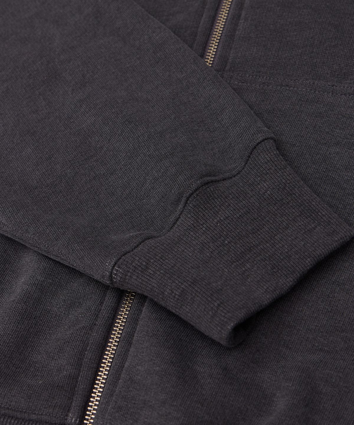 필더스(FIELDERS) PIGMENT DYEING HOODIE ZIP UP DEEP GRAY