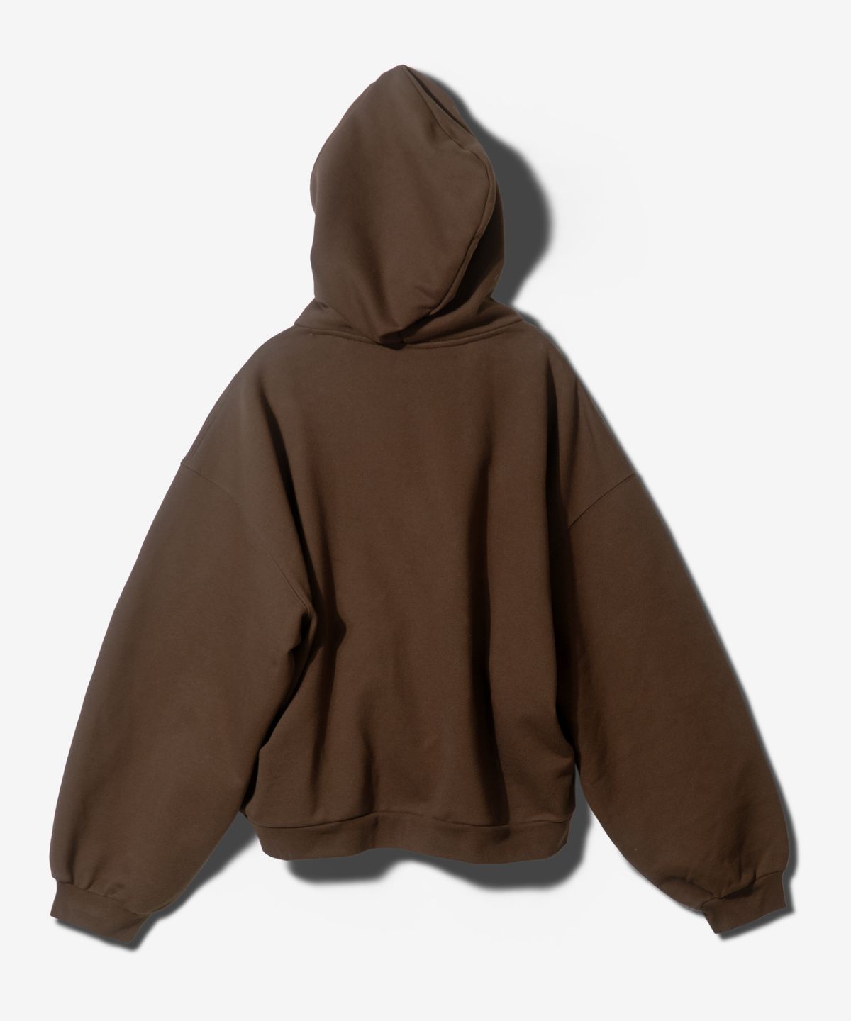 팬쇼(FANSHOW) POCKET HOODED ZIPUP - BROWN
