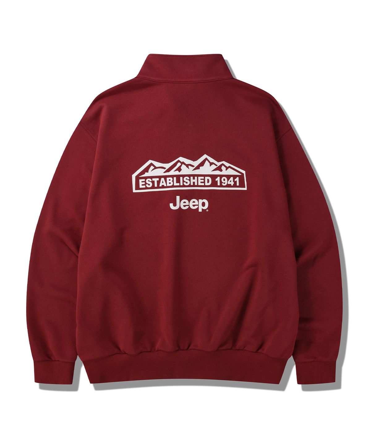 지프(JEEP) [360g] M-Logo 반집업 맨투맨 (JP5TSU839RD)