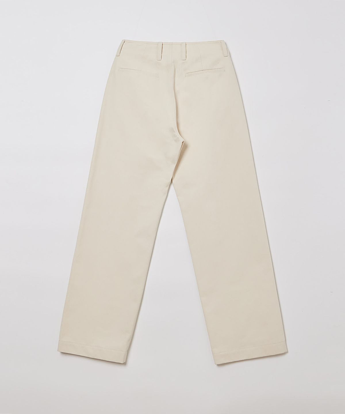 필더스(FIELDERS) WOMAN CLASSIC BRUSHED COTTON PANTS CREAM IVORY