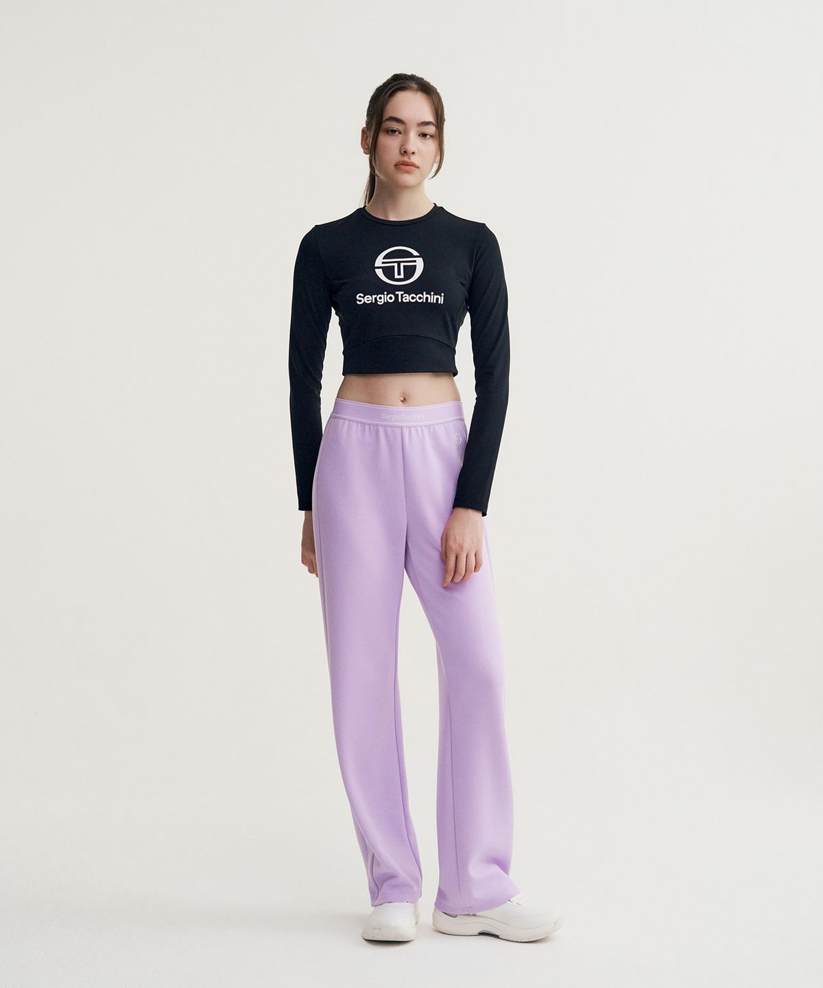 세르지오 타키니(SERGIO TACCHINI) W 에센셜 스트레이트 팬츠 (L.Purple)