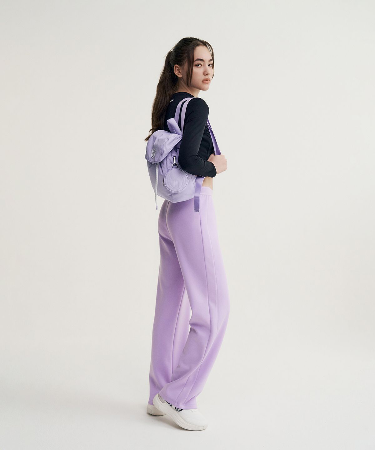 세르지오 타키니(SERGIO TACCHINI) W 에센셜 스트레이트 팬츠 (L.Purple)