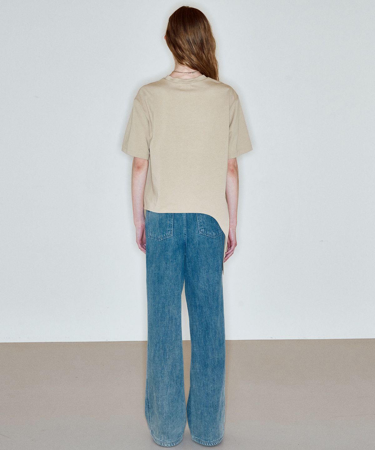 씨커슨(CKUSUN) BE ART EMBRODARY T-SHIRT_BEIGE