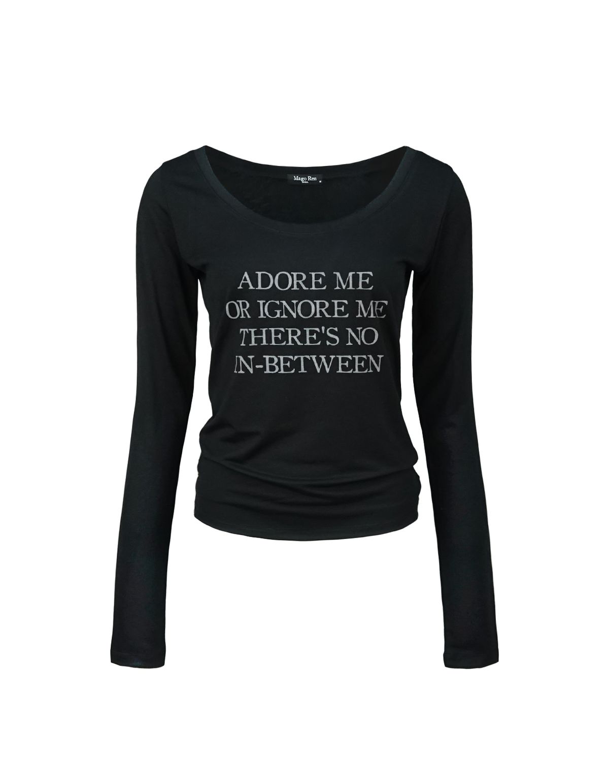 매고렌 서울(MAGORENSEOUL) ADORE ME 루즈핏 롱슬리브 블랙