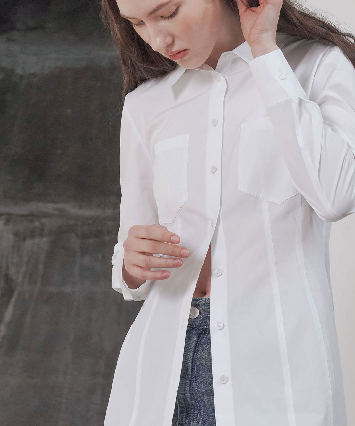 씨커슨(CKUSUN) TAILORED SLIM FIT SHIRTS_WHITE