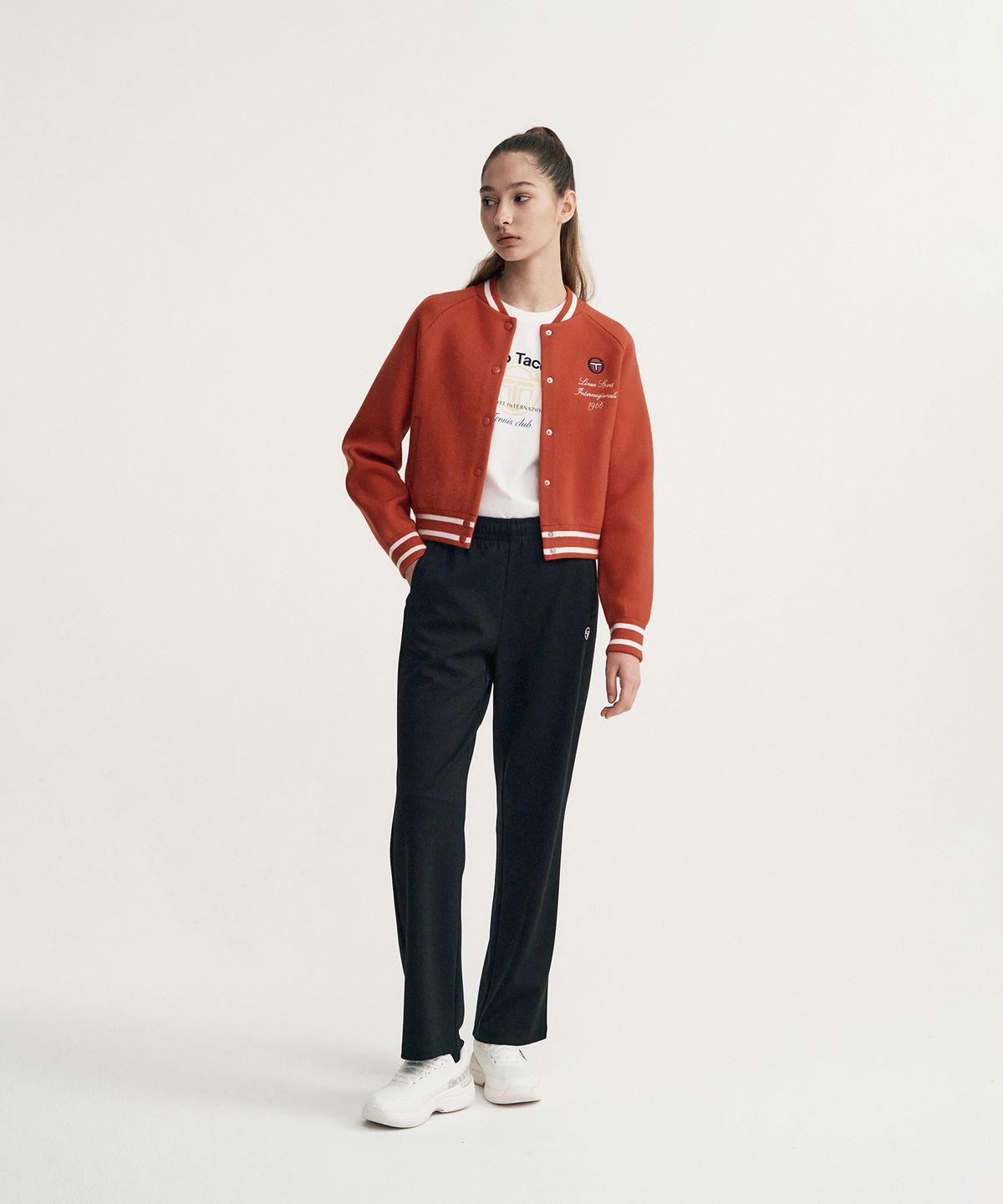 세르지오 타키니(SERGIO TACCHINI) W 프레피 바시티 가디건 (Red)
