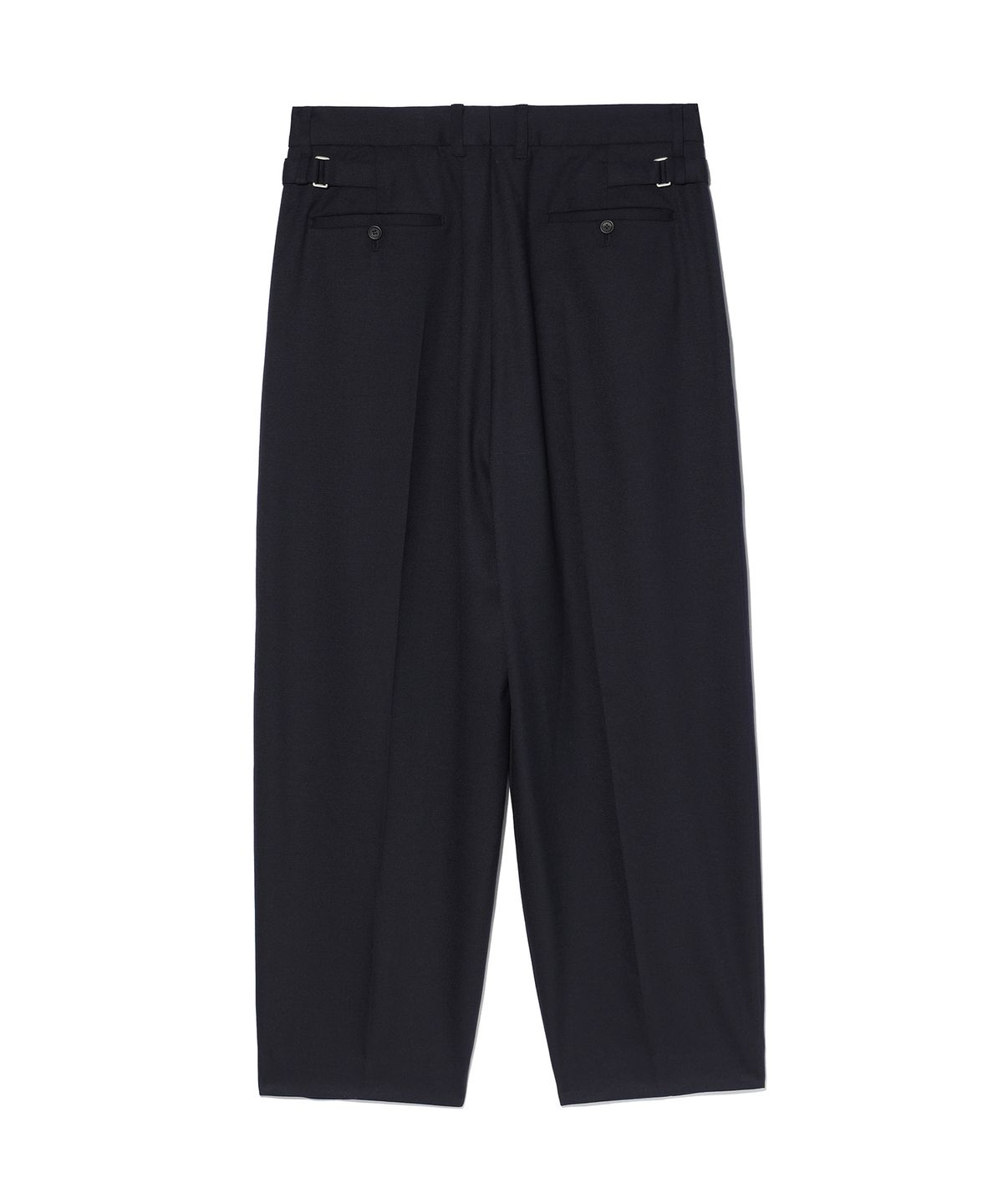 이에이(IEY) CREAM EASY TROUSER Dark Navy
