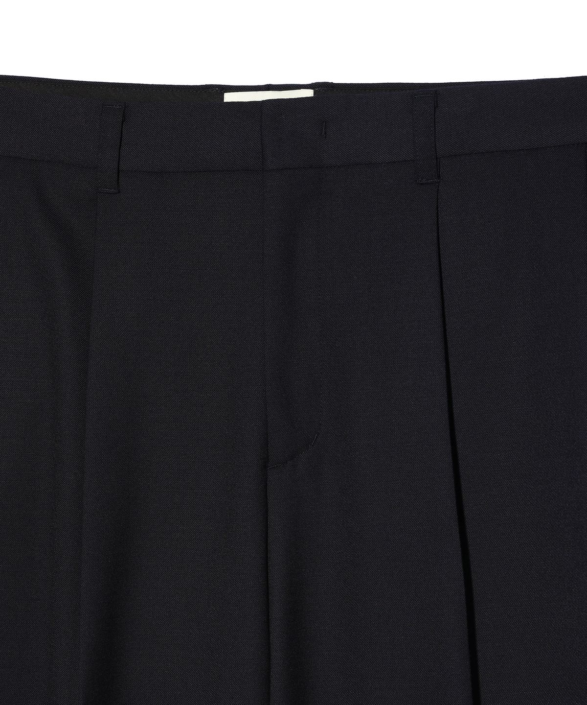 이에이(IEY) CREAM EASY TROUSER Dark Navy
