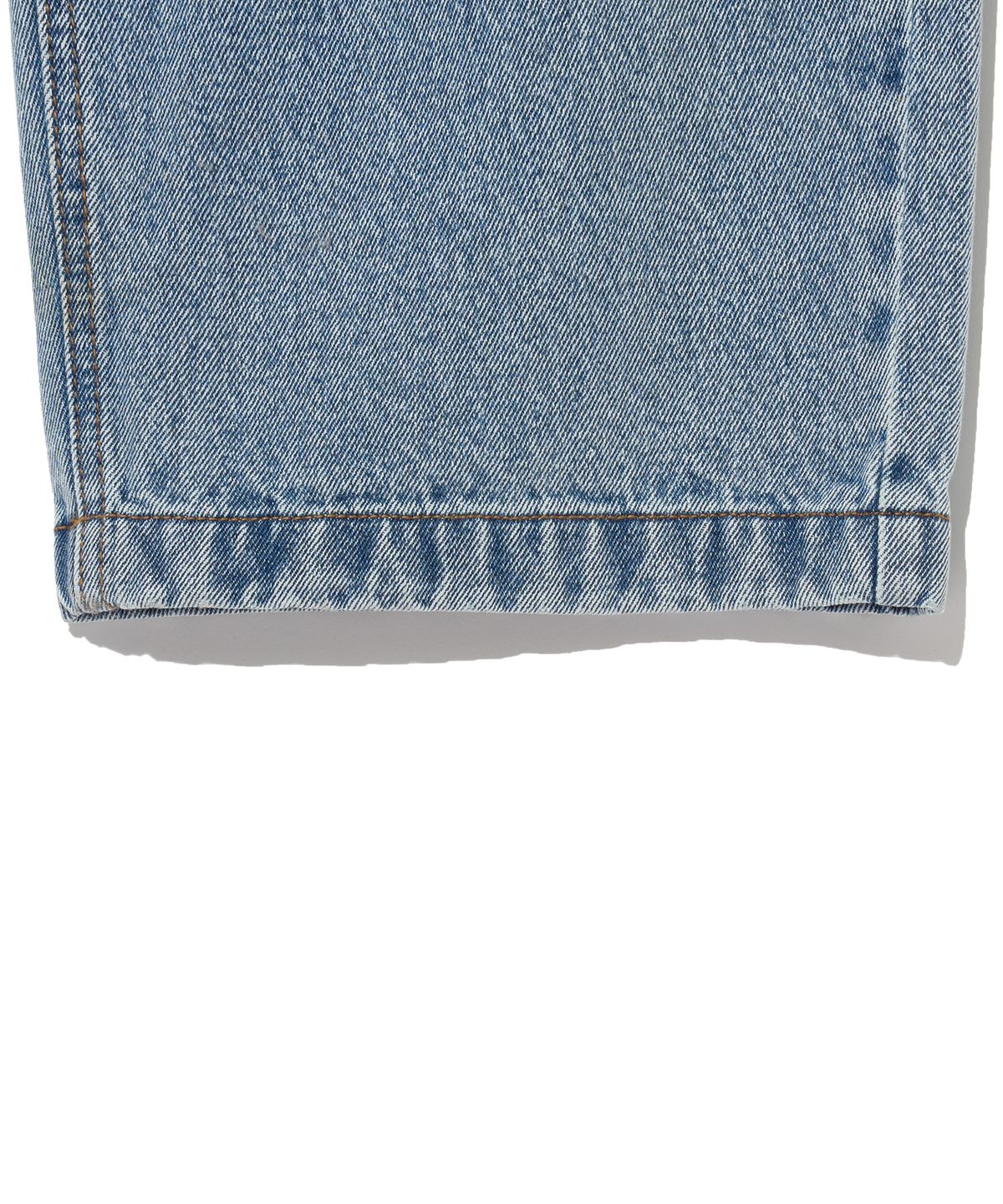 브라운브레스(BROWNBREATH) W.MIC TAPERED DENIM PANTS - INDIGO