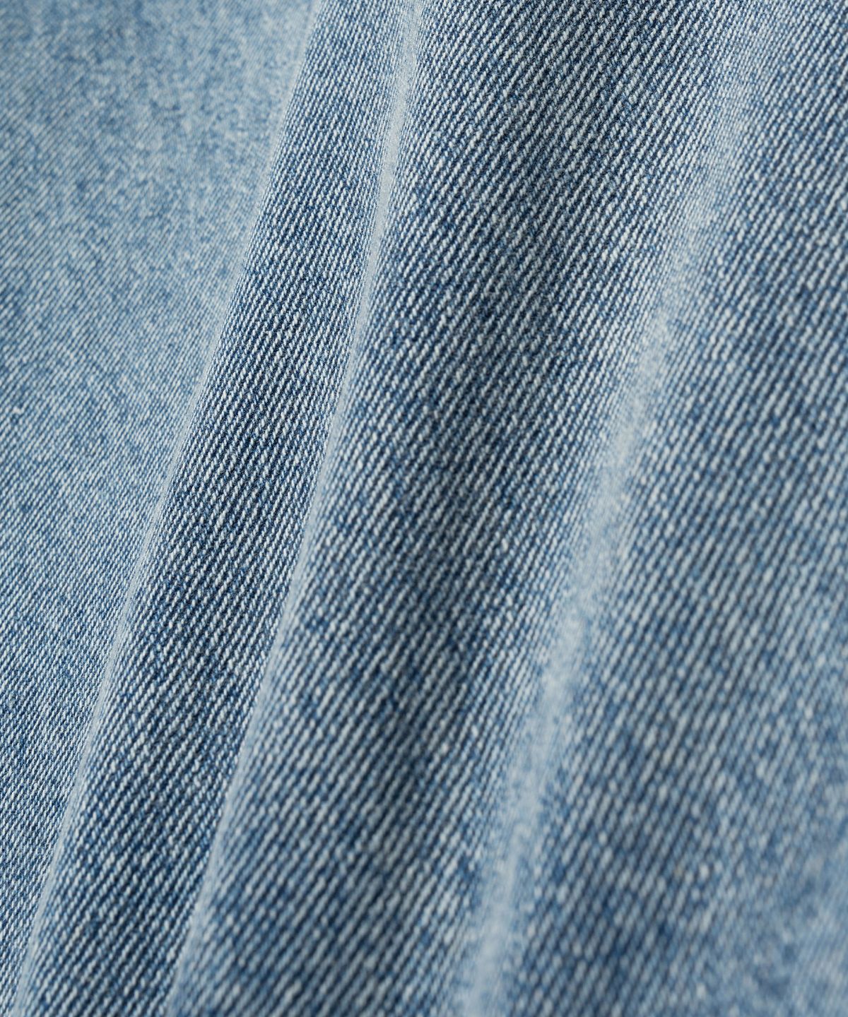 브라운브레스(BROWNBREATH) W.MIC TAPERED DENIM PANTS - INDIGO