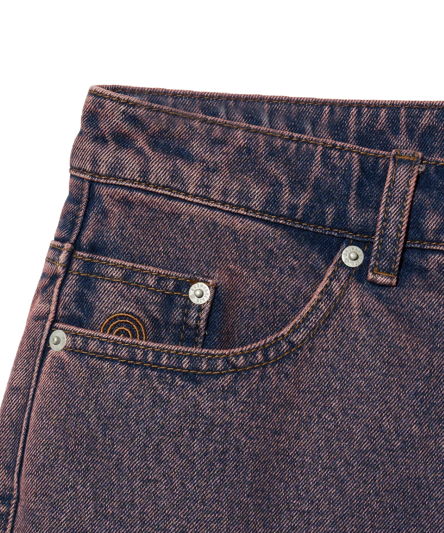 ★BROWNBREATH★ HINDER POST WIDE DENIM PANTS PURPLE MUSINSA | BROWNBREATH HINDER POST WIDE DENIM PANTS - PURPLE