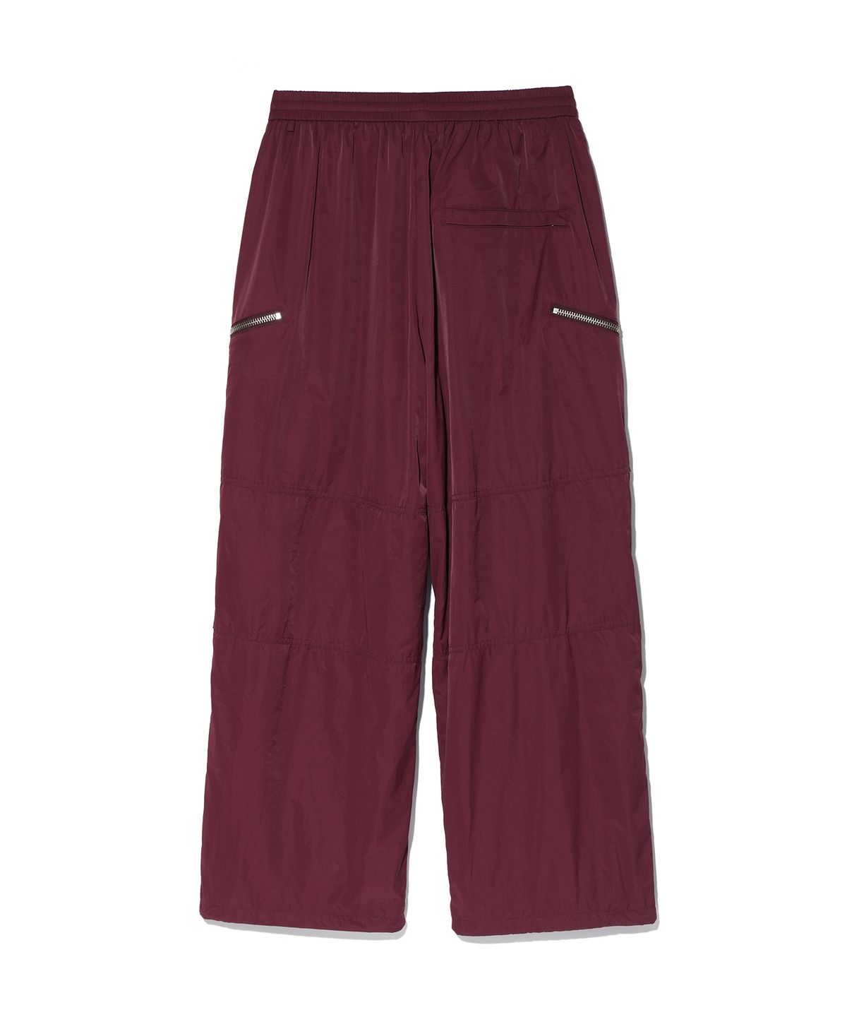 이에이(IEY) WAVE NYLON EASY PANTS Burgundy