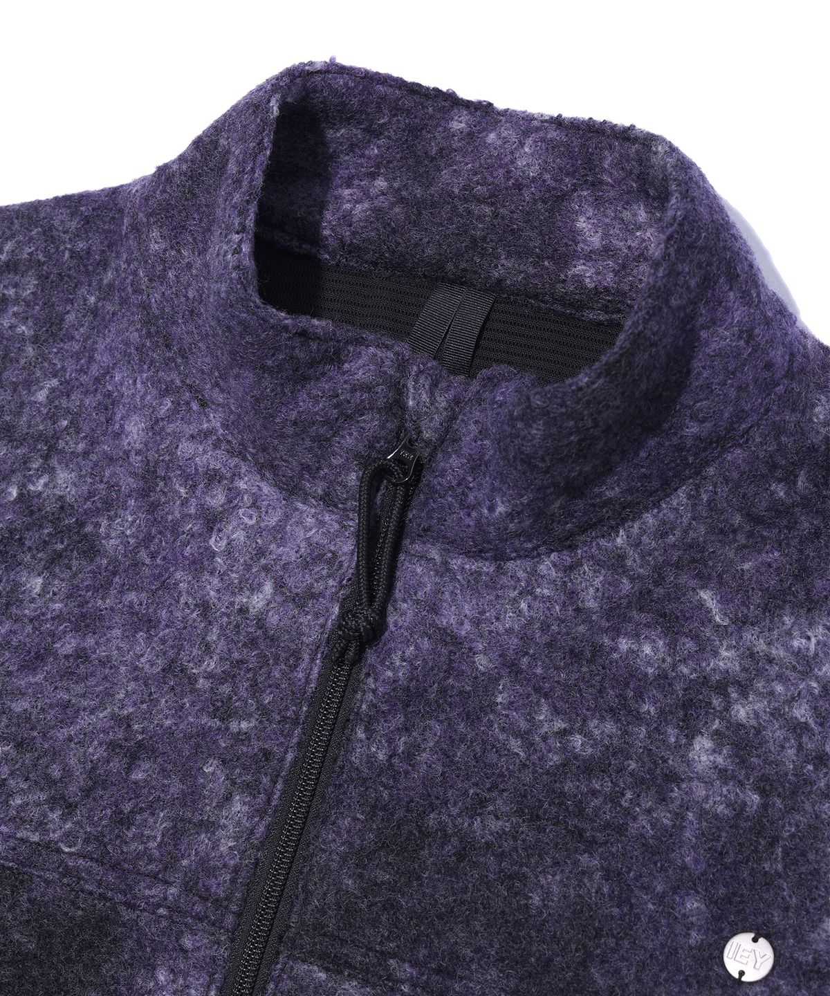 이에이(IEY) MULTICOLOR FLEECE Purple