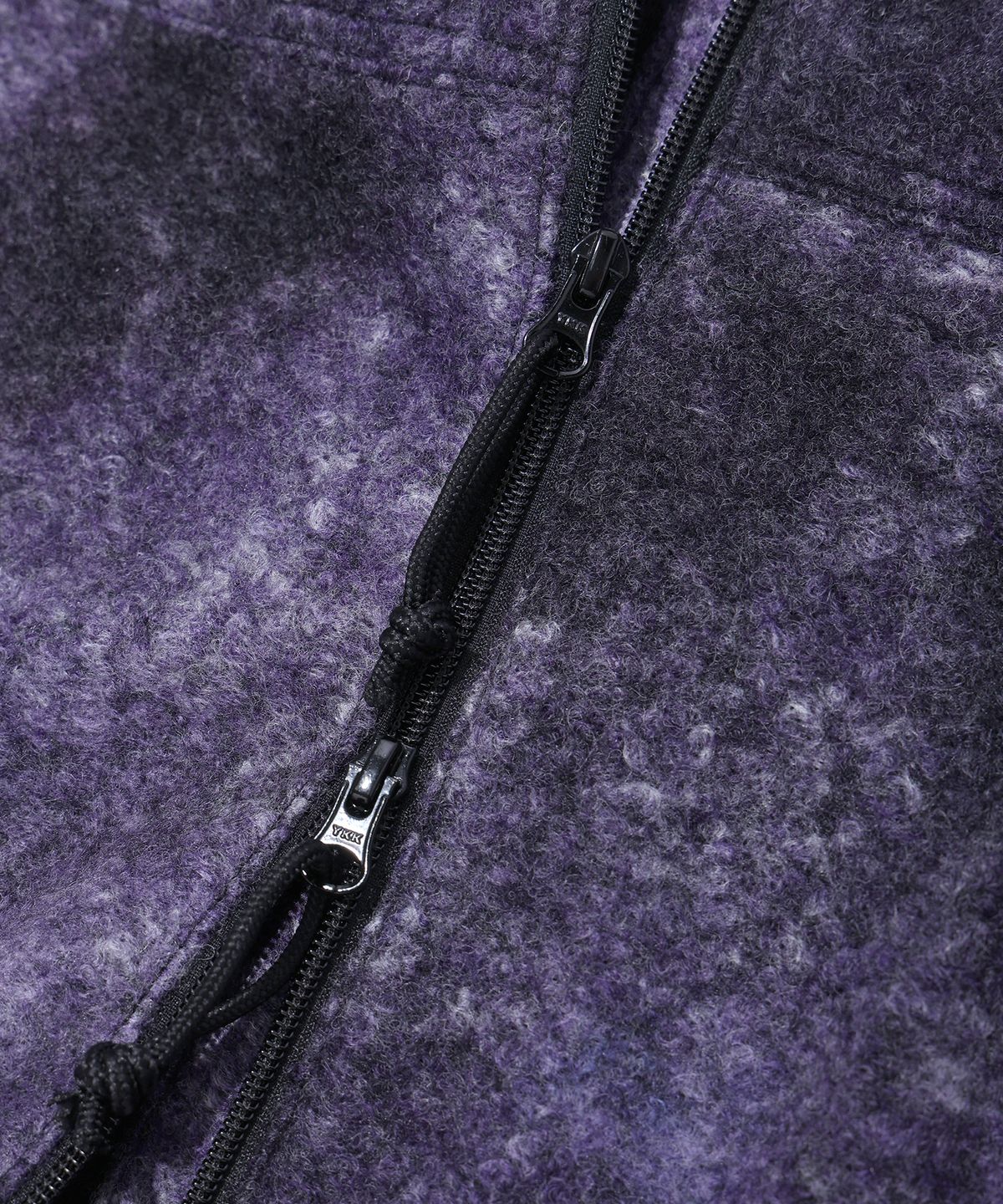 이에이(IEY) MULTICOLOR FLEECE Purple