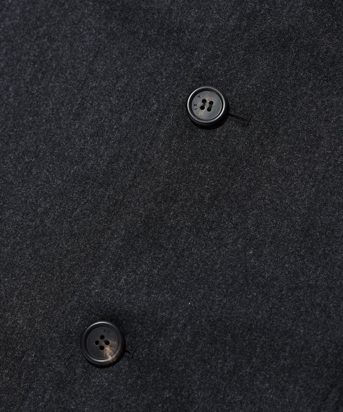 이에이(IEY) COLLARLESS STITCH BLAZER Charcoal