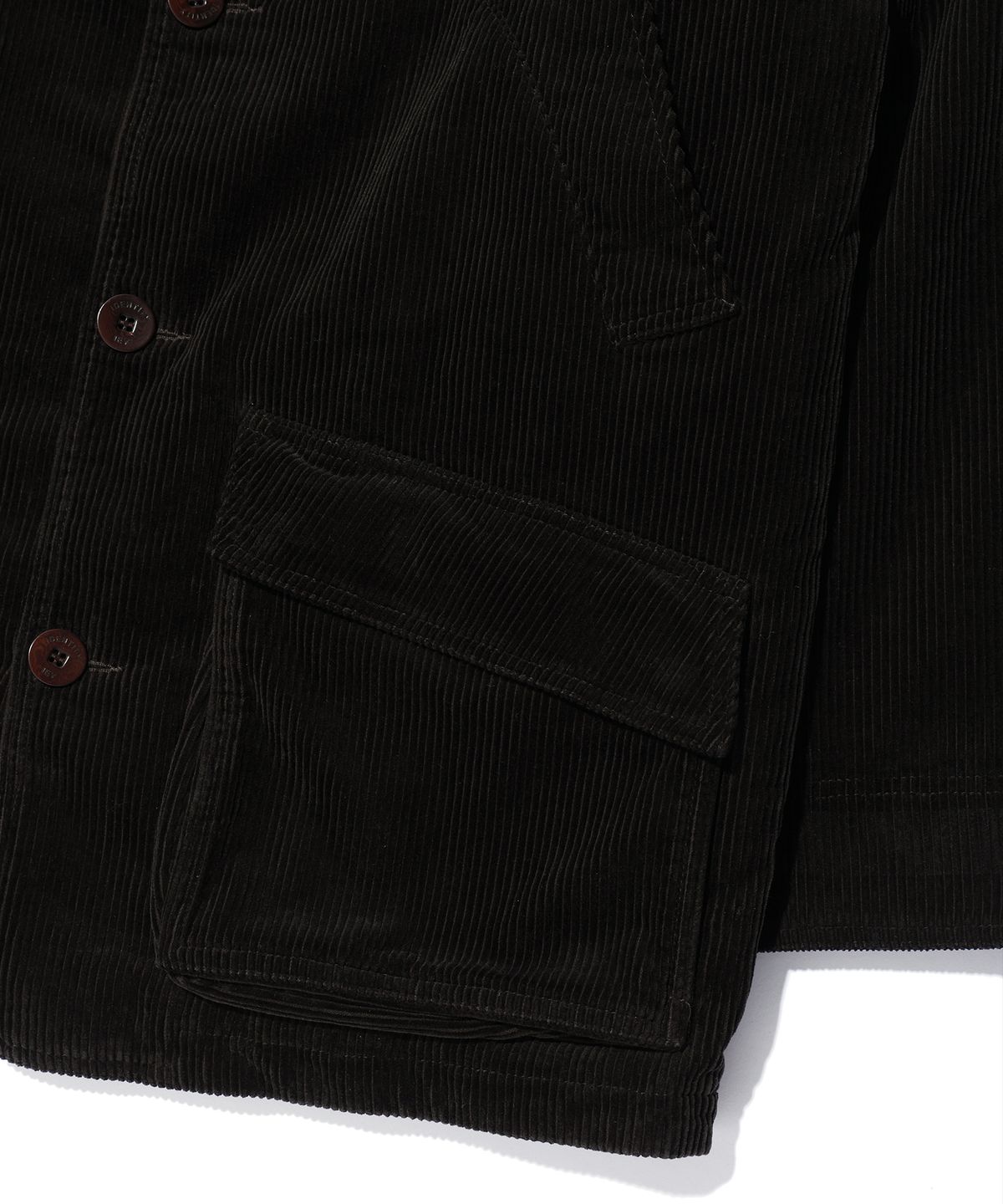 이에이(IEY) VOYAGE CODUROY WORK JACKET Grey