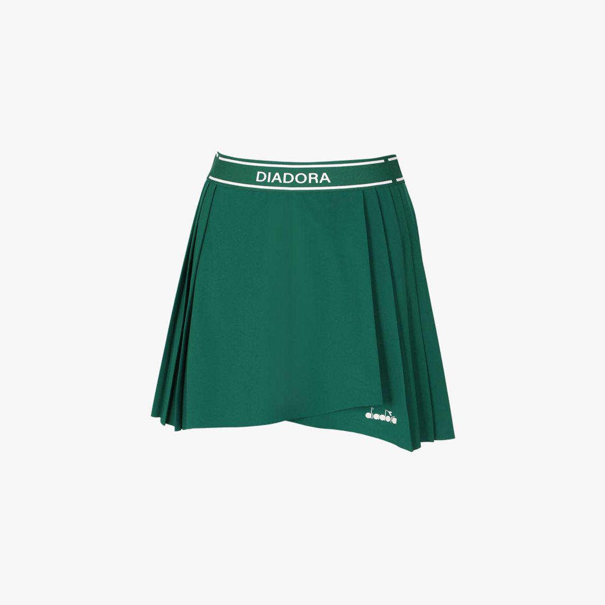 디아도라(diadora) 그라지아 우븐 스커트 GREEN
