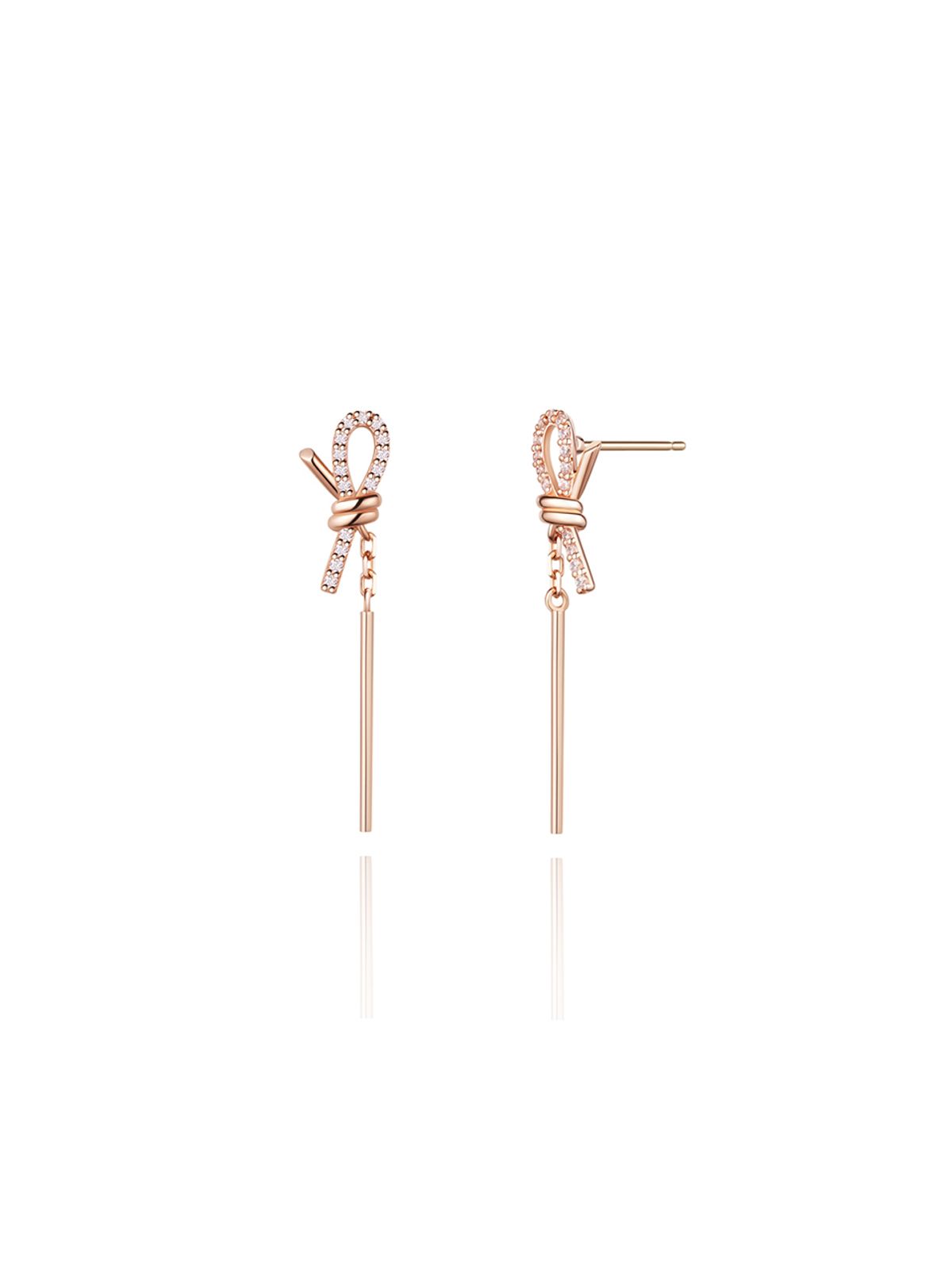 스톤헨지(STONEHENGE) Love Knot 14K 드롭 귀걸이 SA24C23U