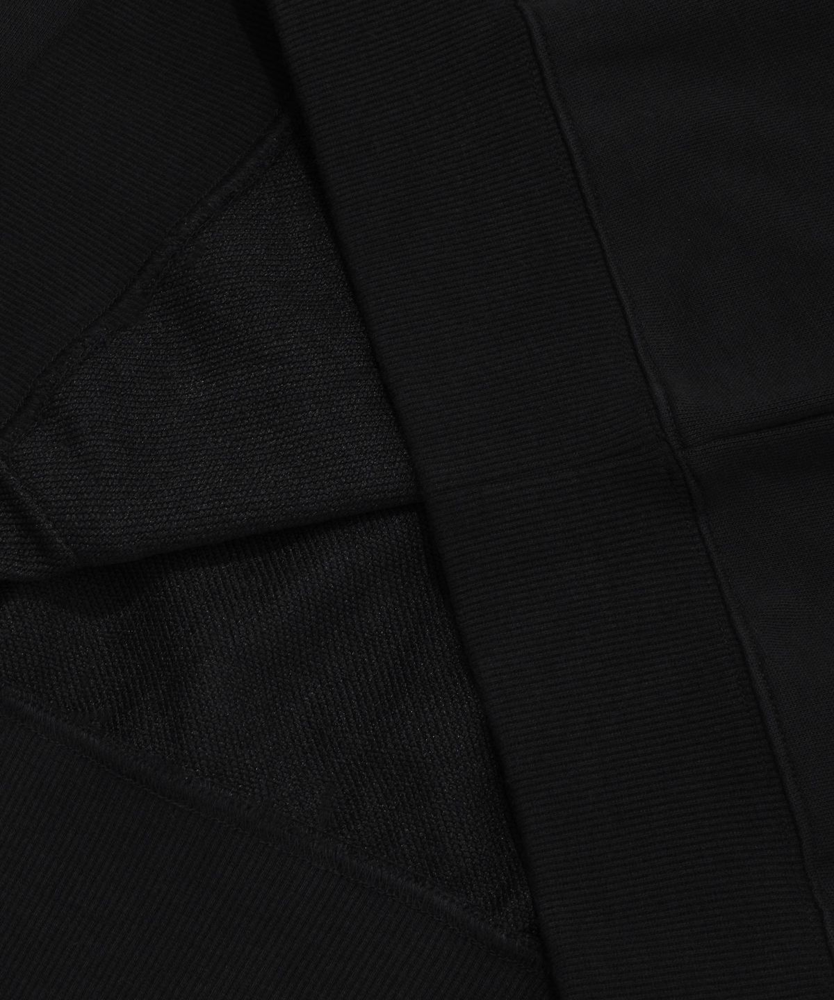 커버낫(COVERNAT) 아치 로고 하프 집업 맨투맨 블랙