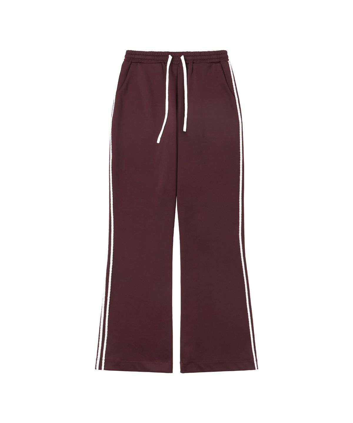 반원 아틀리에(VANONE ATELIER) P3208 레이스 트랙 팬츠_Wine