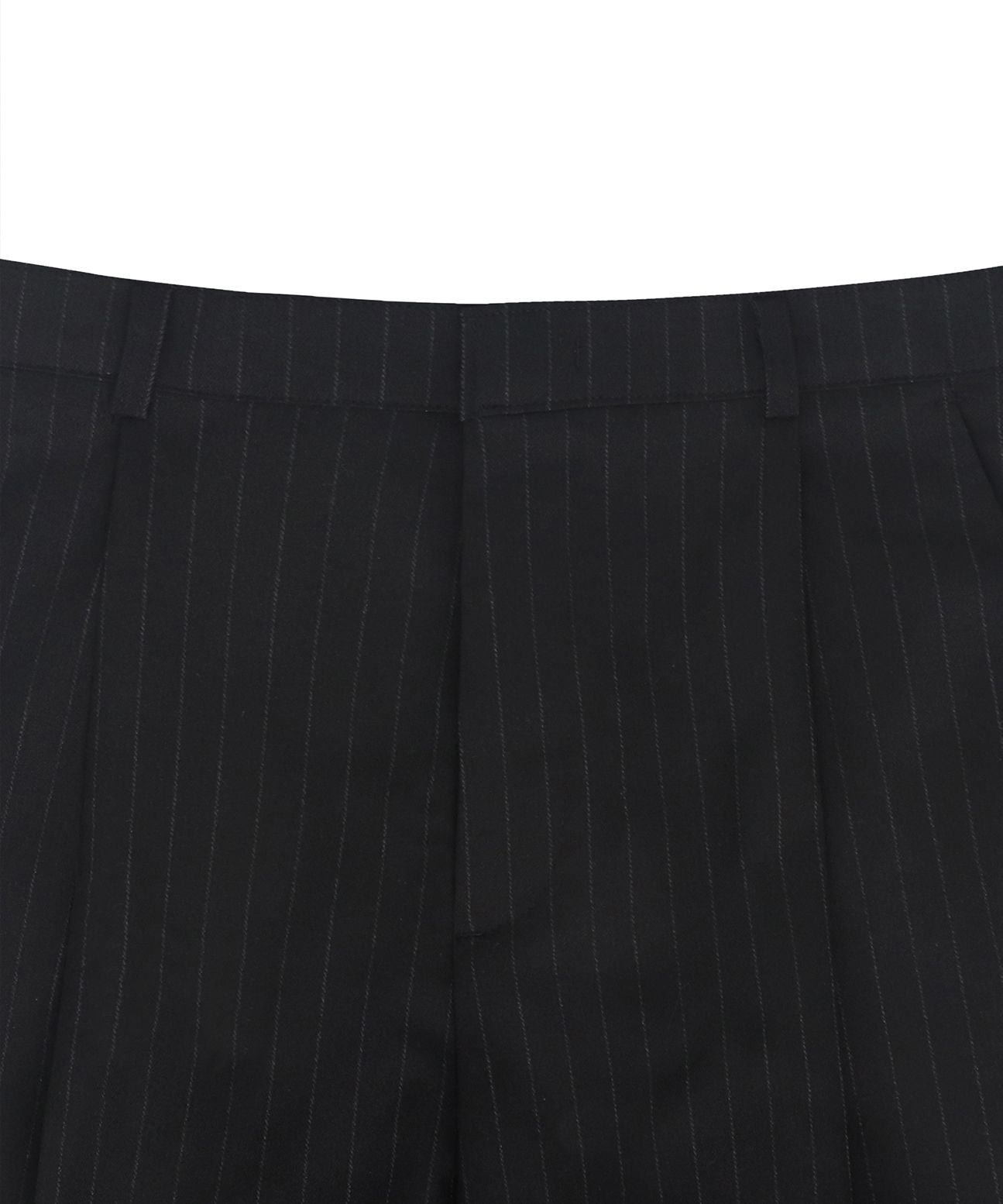 パンツ ROCKCAKE Harper Stripe One Tuck Slacks Brown RC24PT07400 MUSINSA公式 | ROCKCAKE Harper Stripe One Tuck Slacks - Black