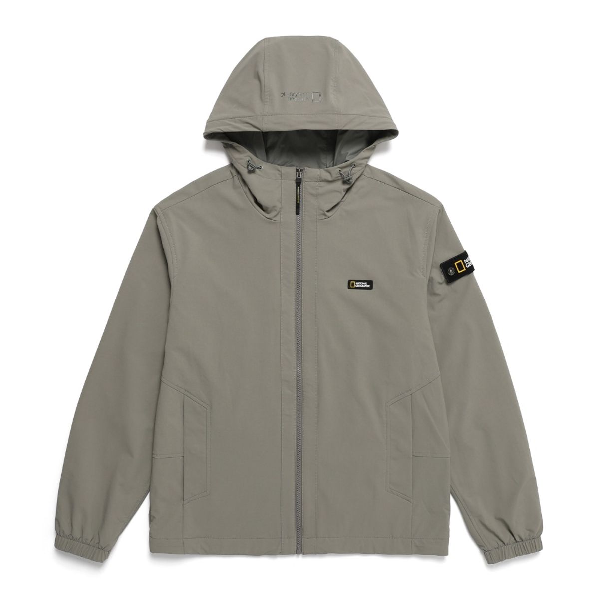 내셔널지오그래픽(NATIONALGEOGRAPHIC) N243UFT931 아르켈론 우븐 스트레치 후드 집업 LICHEN KHAKI