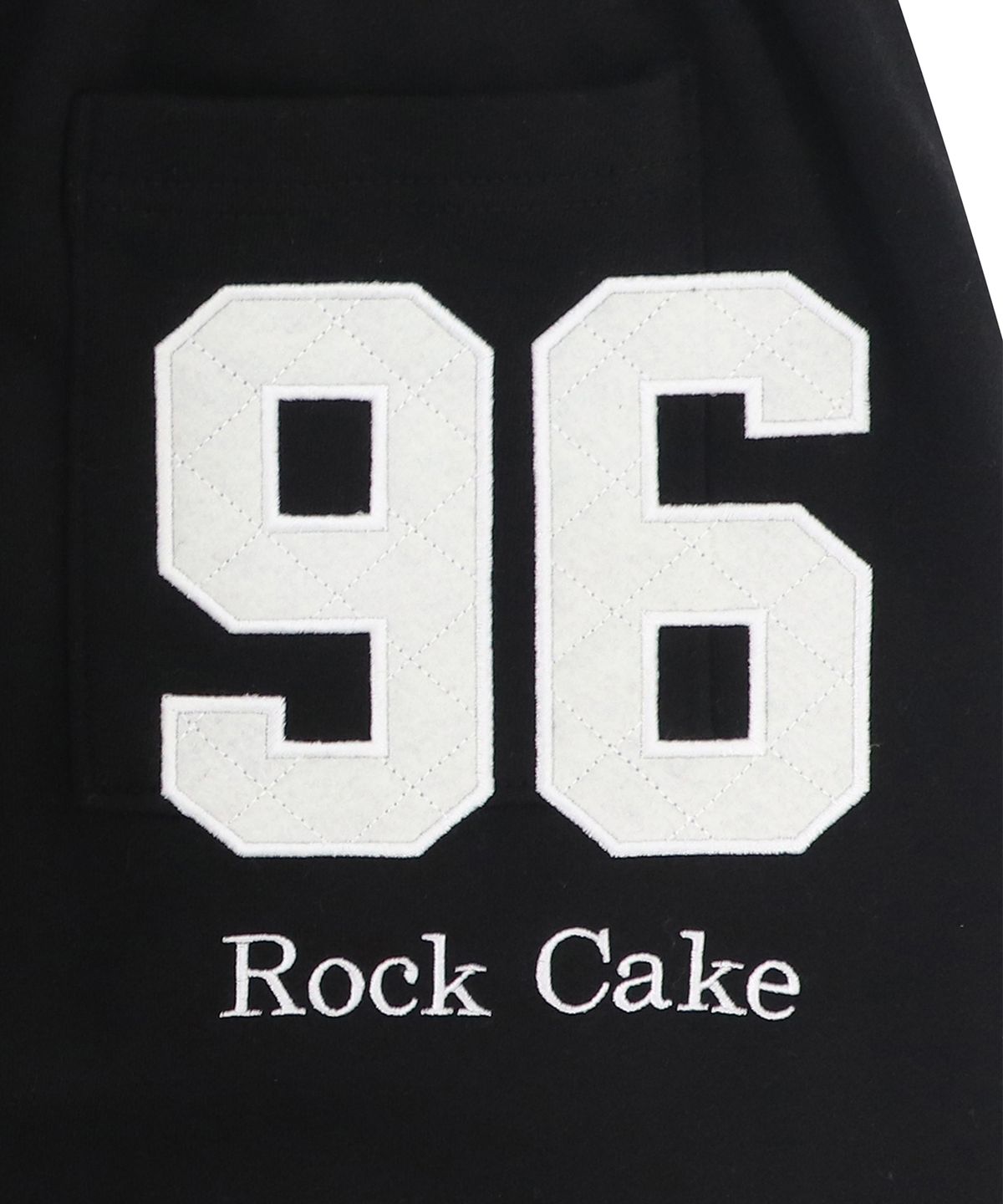 락케이크(ROCKCAKE) 96 Applique 2way Jogger - Black
