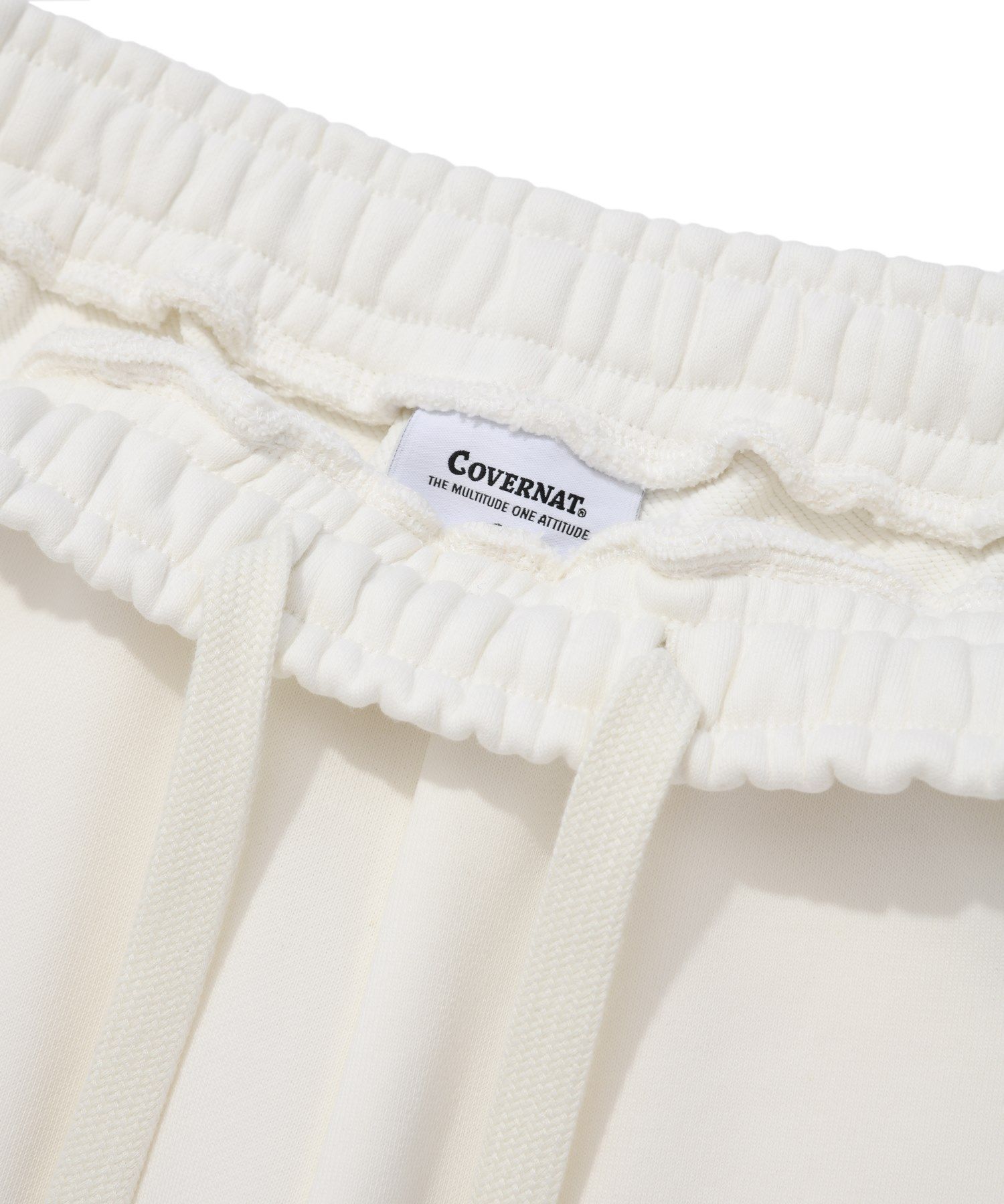 [COVERNAT]★韓国人気★C LOGO ONE TUCK SEMI-WIDE SWEAT PANTS MUSINSA | COVERNAT One-piece semi-wide fit sweat pants ivory