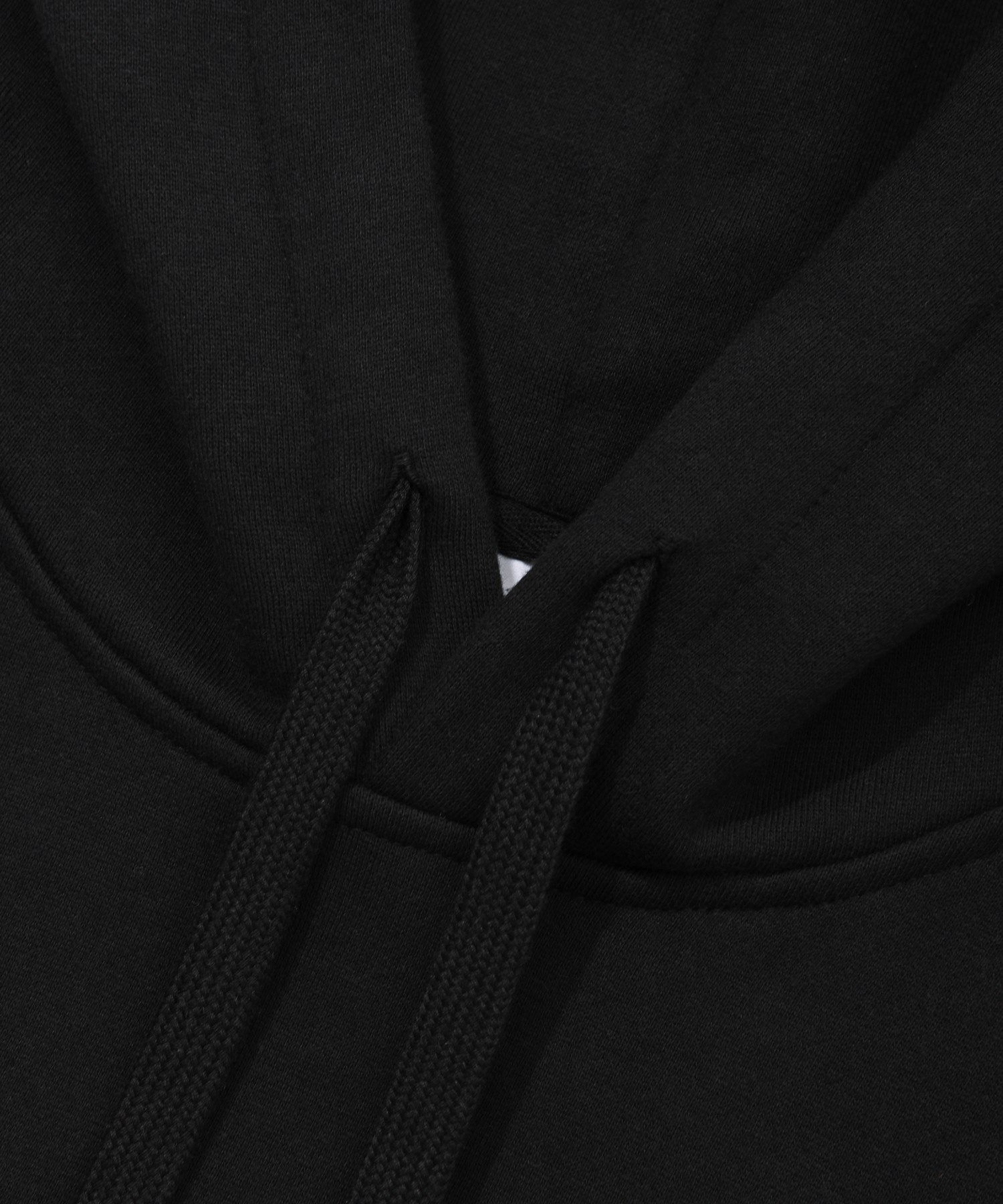 MUSINSA | COVERNAT C Logo Fleece Hoodie Black