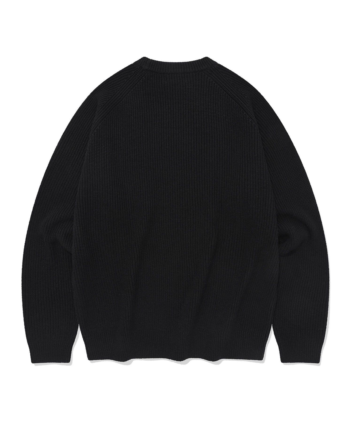 ★韓国の人気★【COVERNAT】★MIDDLE C LOGO CREWNECK KNI.T★ Covernat Unisex Middle C Logo Crew Neck Knit Sky Blue