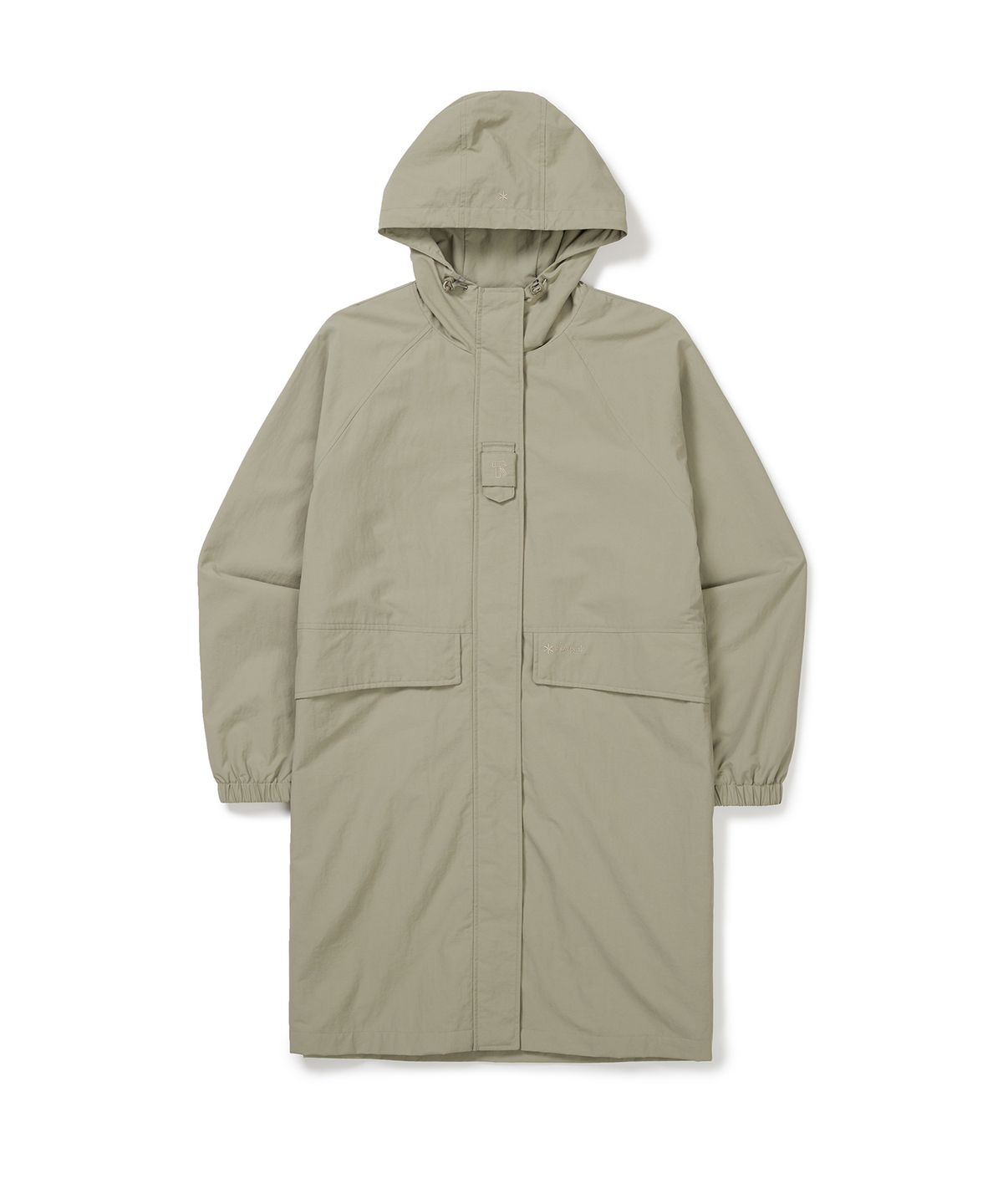 스노우피크 어패럴(SNOWPEAK APPAREL) 캠플 여성 롱 바람막이 (S24FWCWB15) Beige Gray