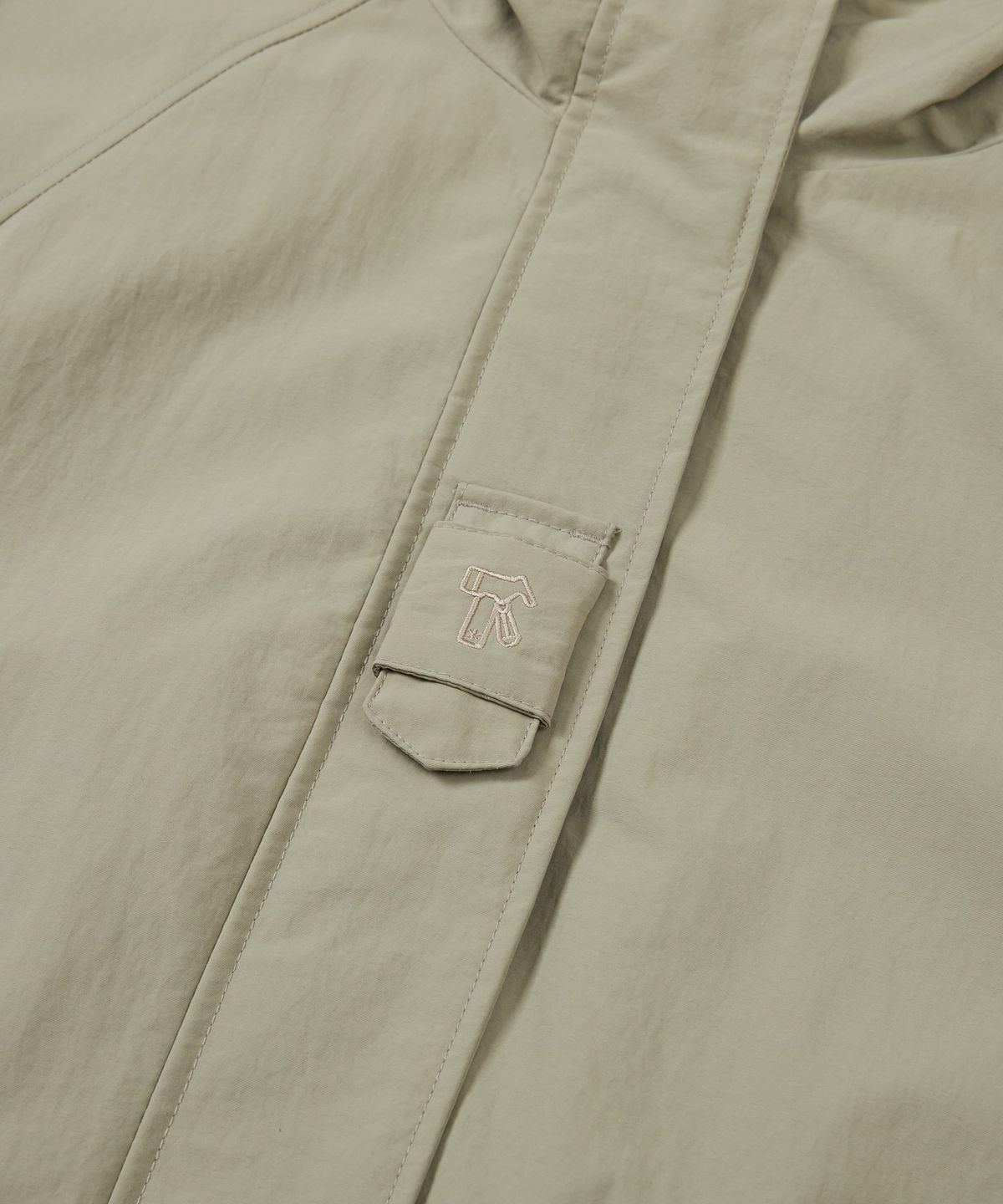 스노우피크 어패럴(SNOWPEAK APPAREL) 캠플 여성 롱 바람막이 (S24FWCWB15) Beige Gray