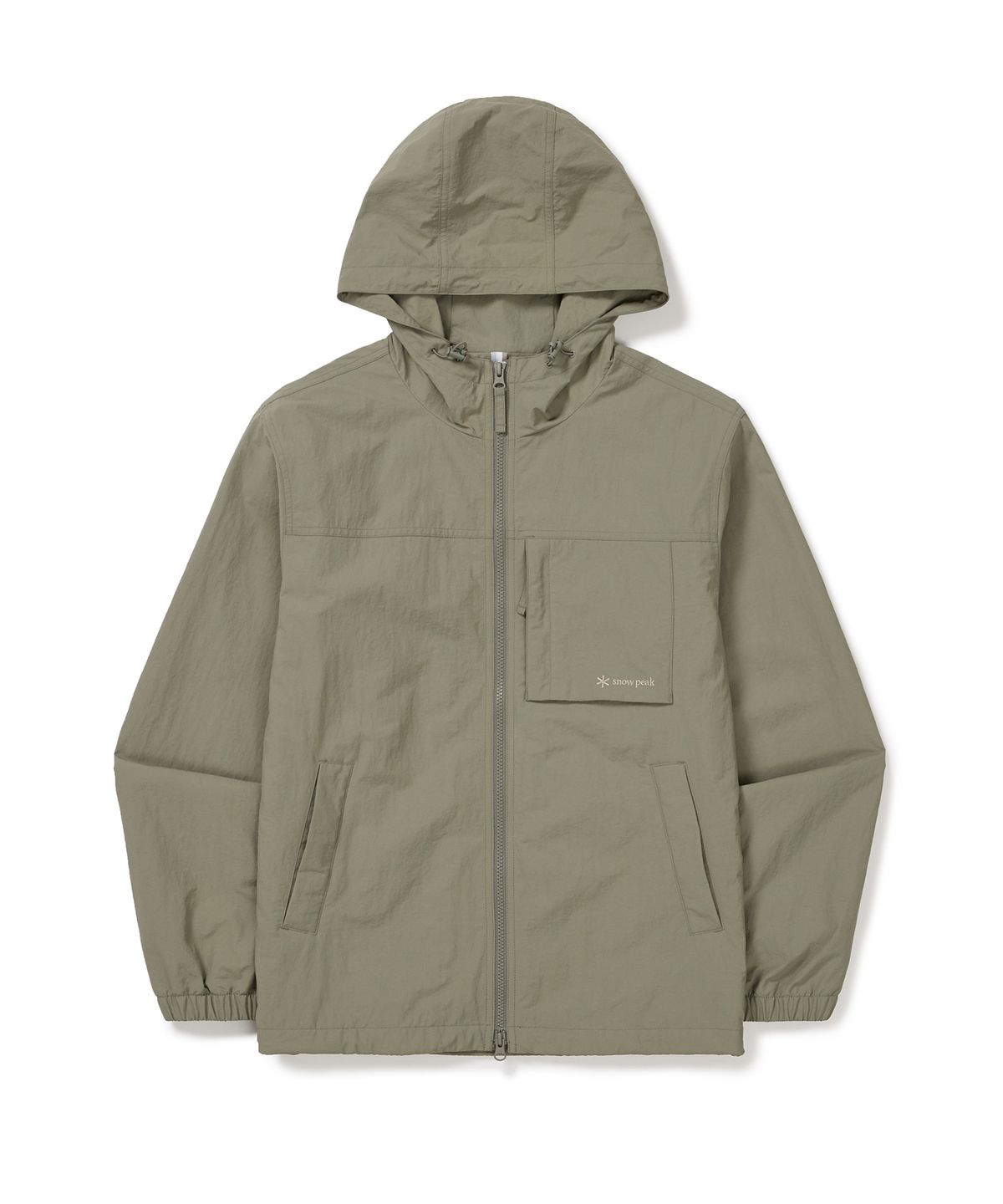 스노우피크 어패럴(SNOWPEAK APPAREL) 캠플 포켓 바람막이 (S24FMCWB12) Khaki Gray