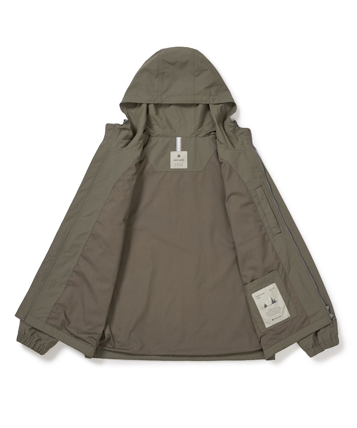 스노우피크 어패럴(SNOWPEAK APPAREL) 캠플 포켓 바람막이 (S24FMCWB12) Dark Khaki