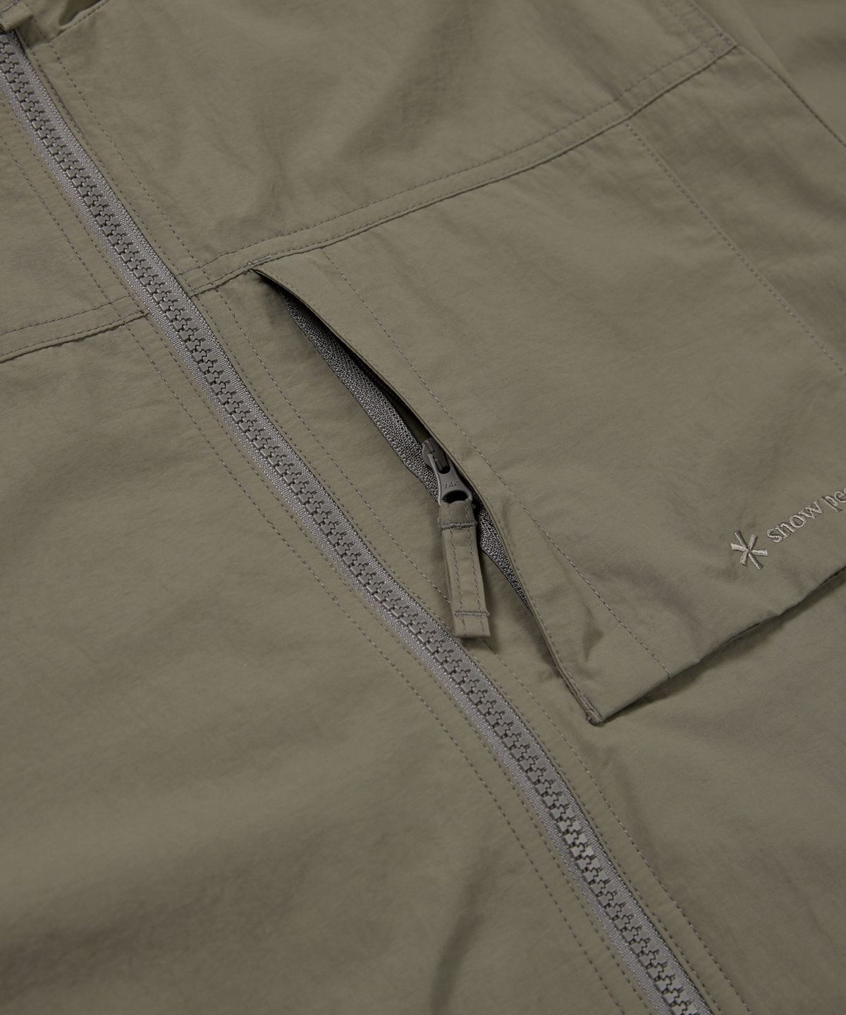 스노우피크 어패럴(SNOWPEAK APPAREL) 캠플 포켓 바람막이 (S24FMCWB12) Dark Khaki