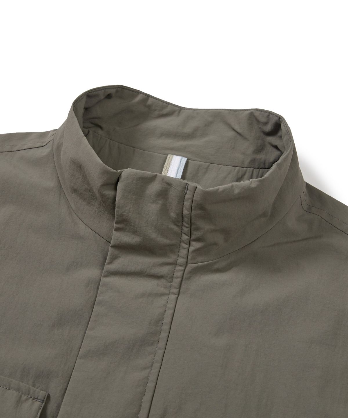 스노우피크 어패럴(SNOWPEAK APPAREL) 캠플 스탠드넥 바람막이 (S24FMCWB14) Dark Khaki