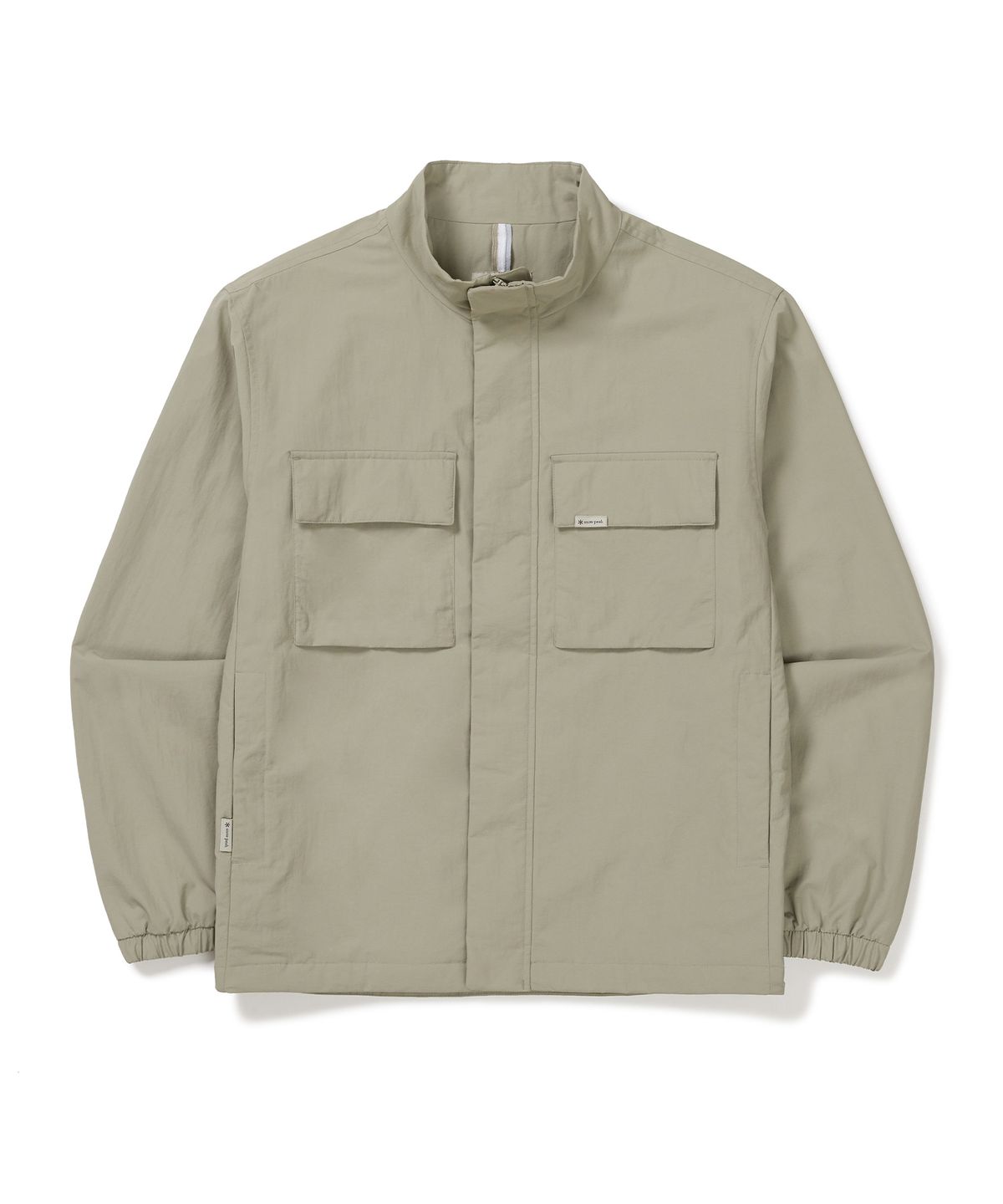 스노우피크 어패럴(SNOWPEAK APPAREL) 캠플 스탠드넥 바람막이 (S24FMCWB14) Beige Gray