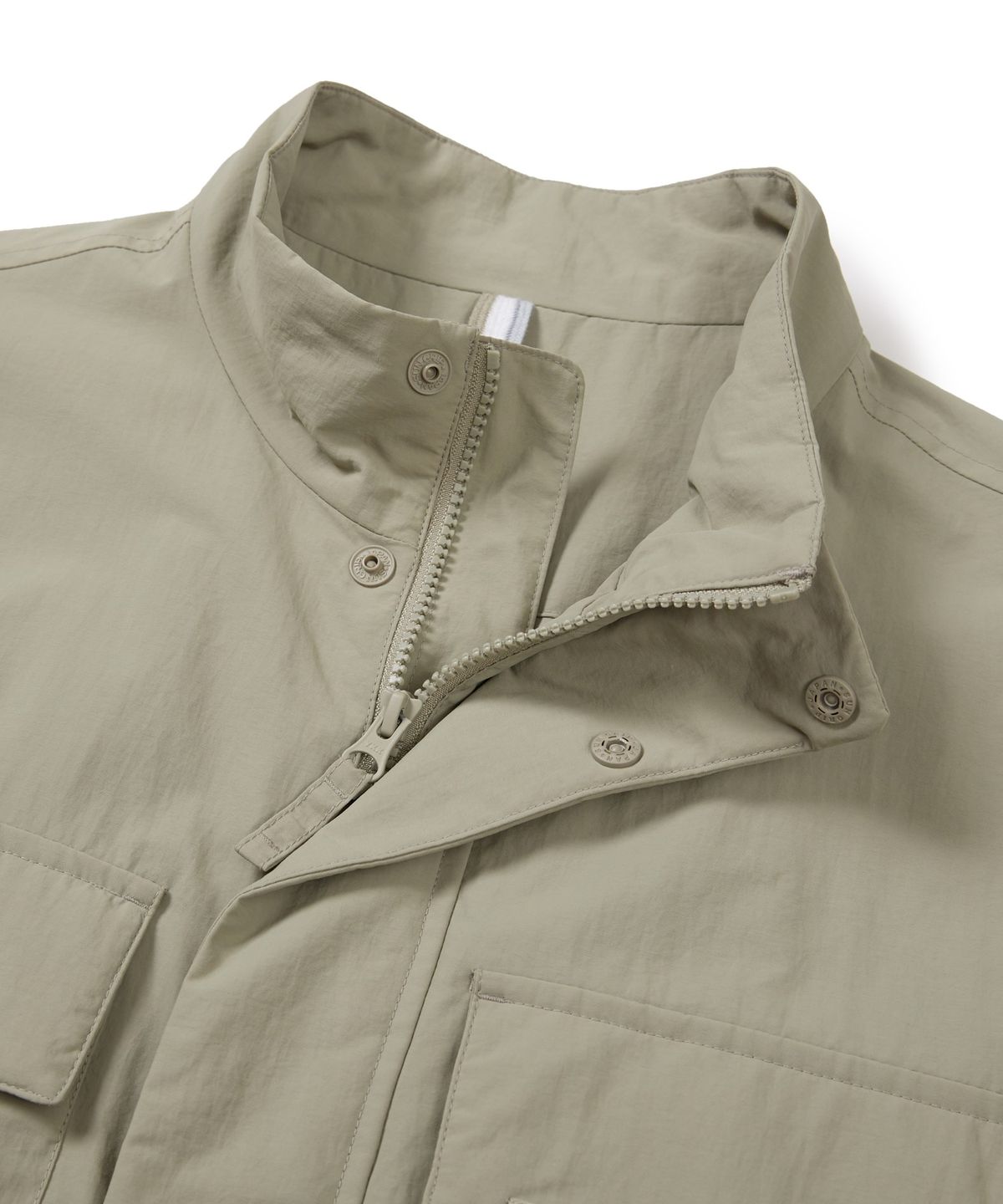 스노우피크 어패럴(SNOWPEAK APPAREL) 캠플 스탠드넥 바람막이 (S24FMCWB14) Beige Gray