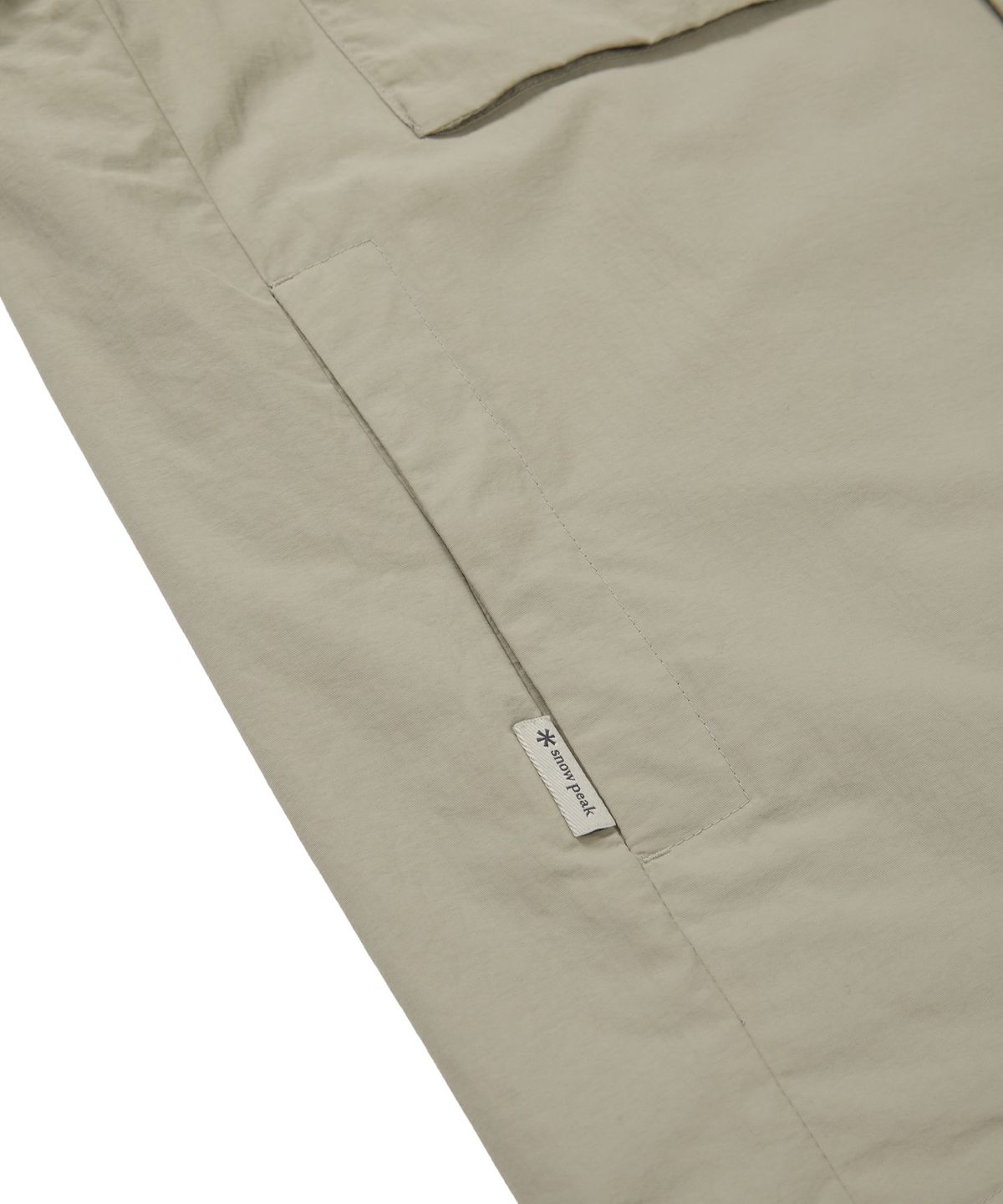 스노우피크 어패럴(SNOWPEAK APPAREL) 캠플 스탠드넥 바람막이 (S24FMCWB14) Beige Gray