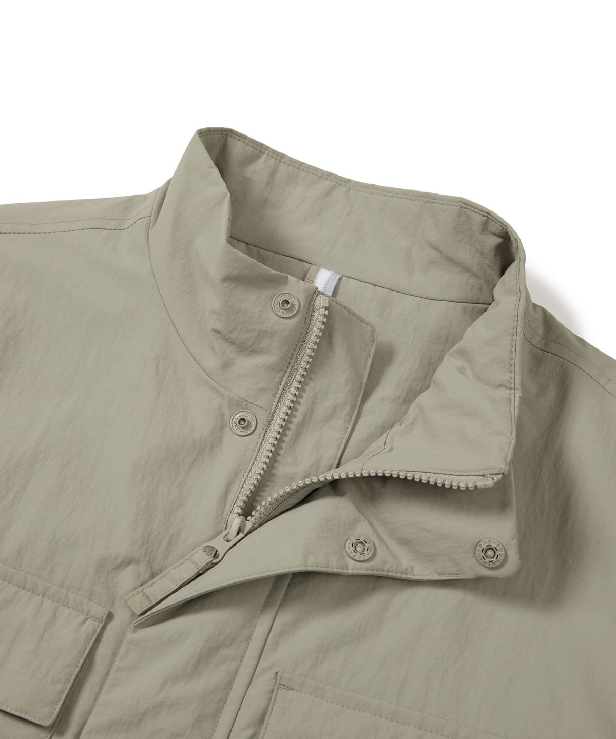 스노우피크 어패럴(SNOWPEAK APPAREL) 캠플 스탠드넥 바람막이 (S24FMCWB14) Fog Gray