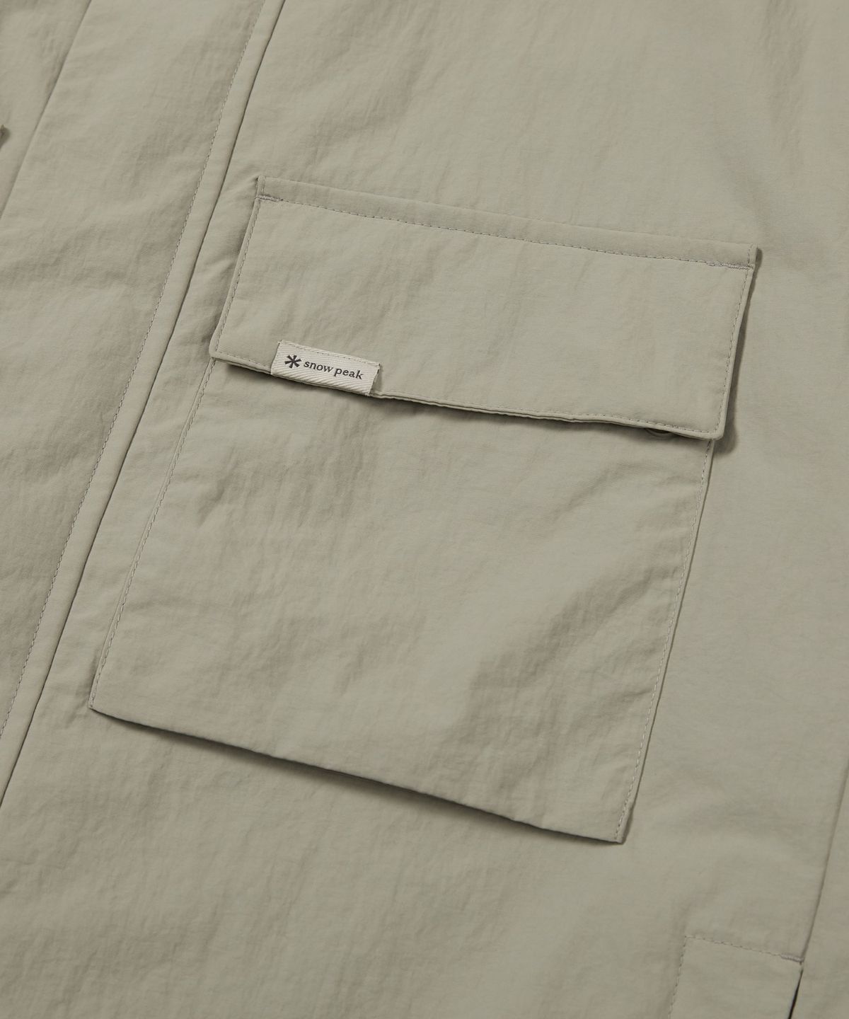 스노우피크 어패럴(SNOWPEAK APPAREL) 캠플 스탠드넥 바람막이 (S24FMCWB14) Fog Gray