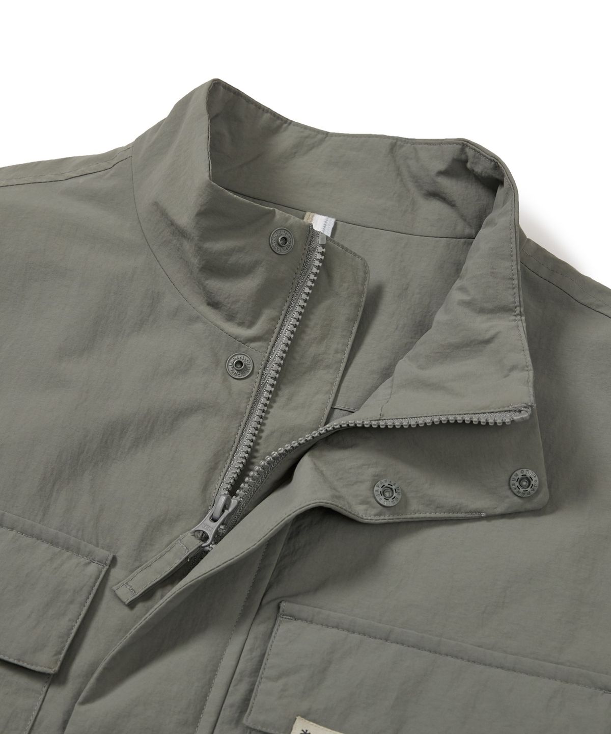 스노우피크 어패럴(SNOWPEAK APPAREL) 캠플 스탠드넥 바람막이 (S24FMCWB14) Dark Gray