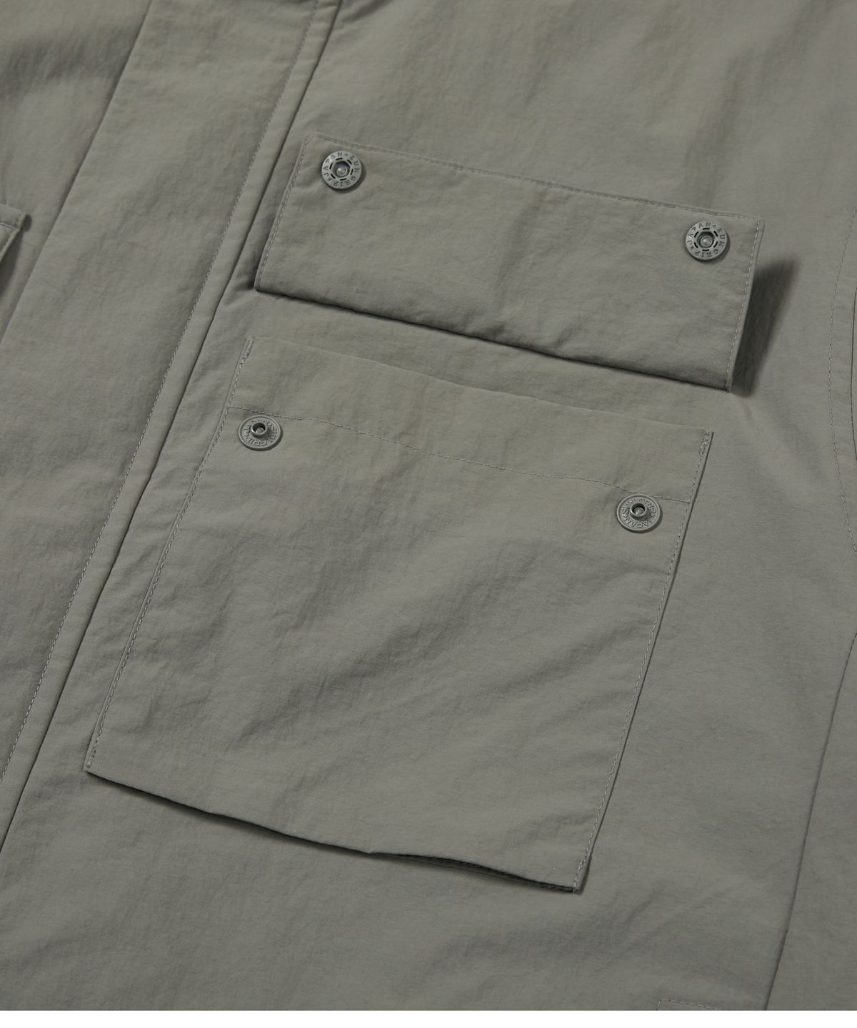스노우피크 어패럴(SNOWPEAK APPAREL) 캠플 스탠드넥 바람막이 (S24FMCWB14) Dark Gray