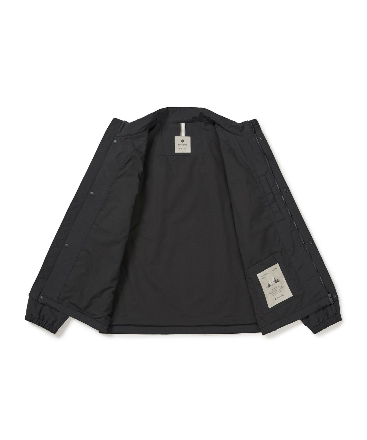 스노우피크 어패럴(SNOWPEAK APPAREL) 캠플 스탠드넥 바람막이 (S24FMCWB14) Dark Charcoal