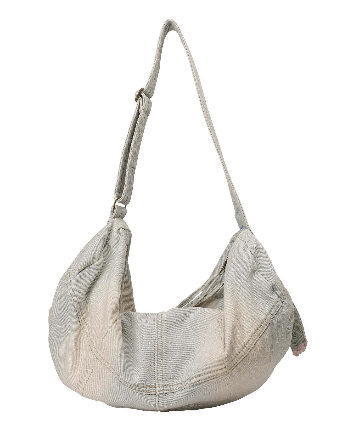 MUSINSA | SCULPTOR Vintage Brushed Denim Duffel Bag Ice Pink